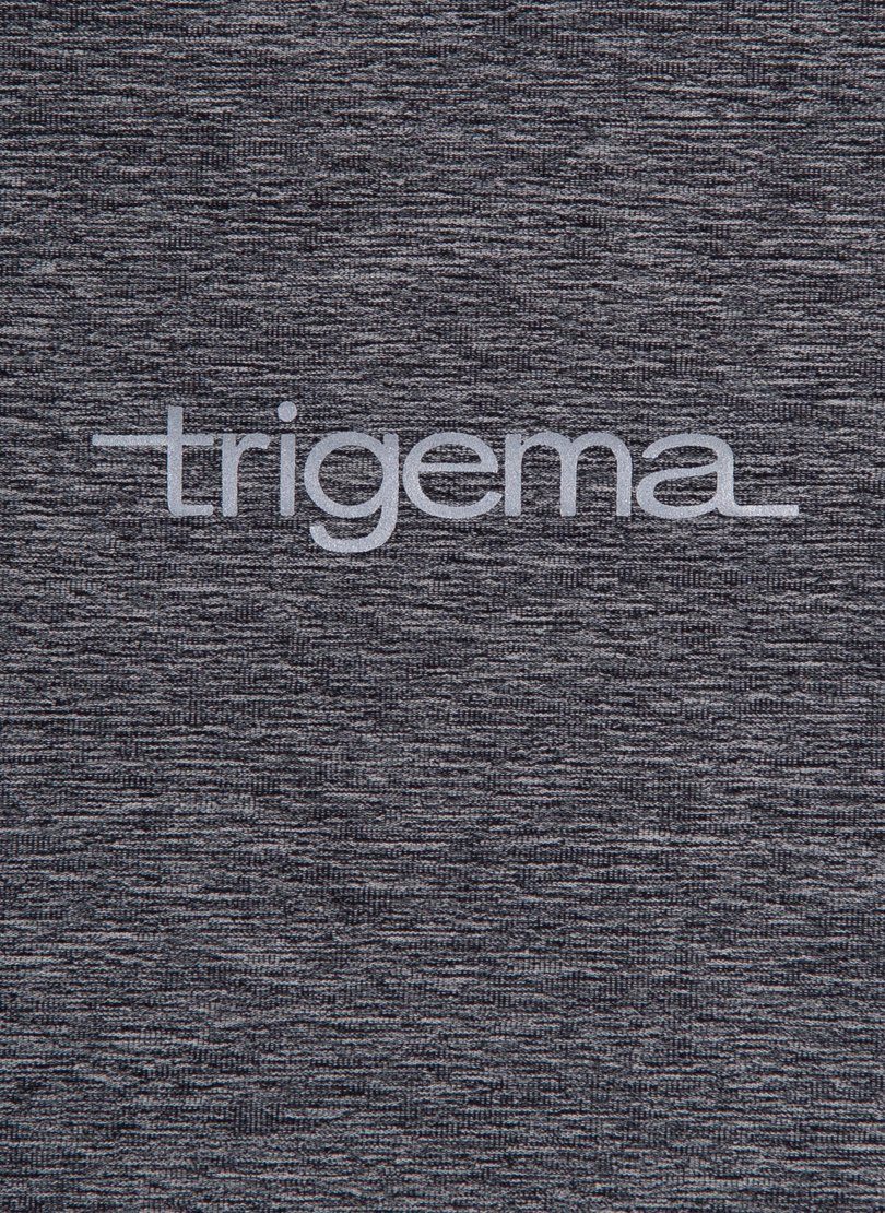 Trigema T-Shirt Funktionsshirt TRIGEMA Melange-Optik in