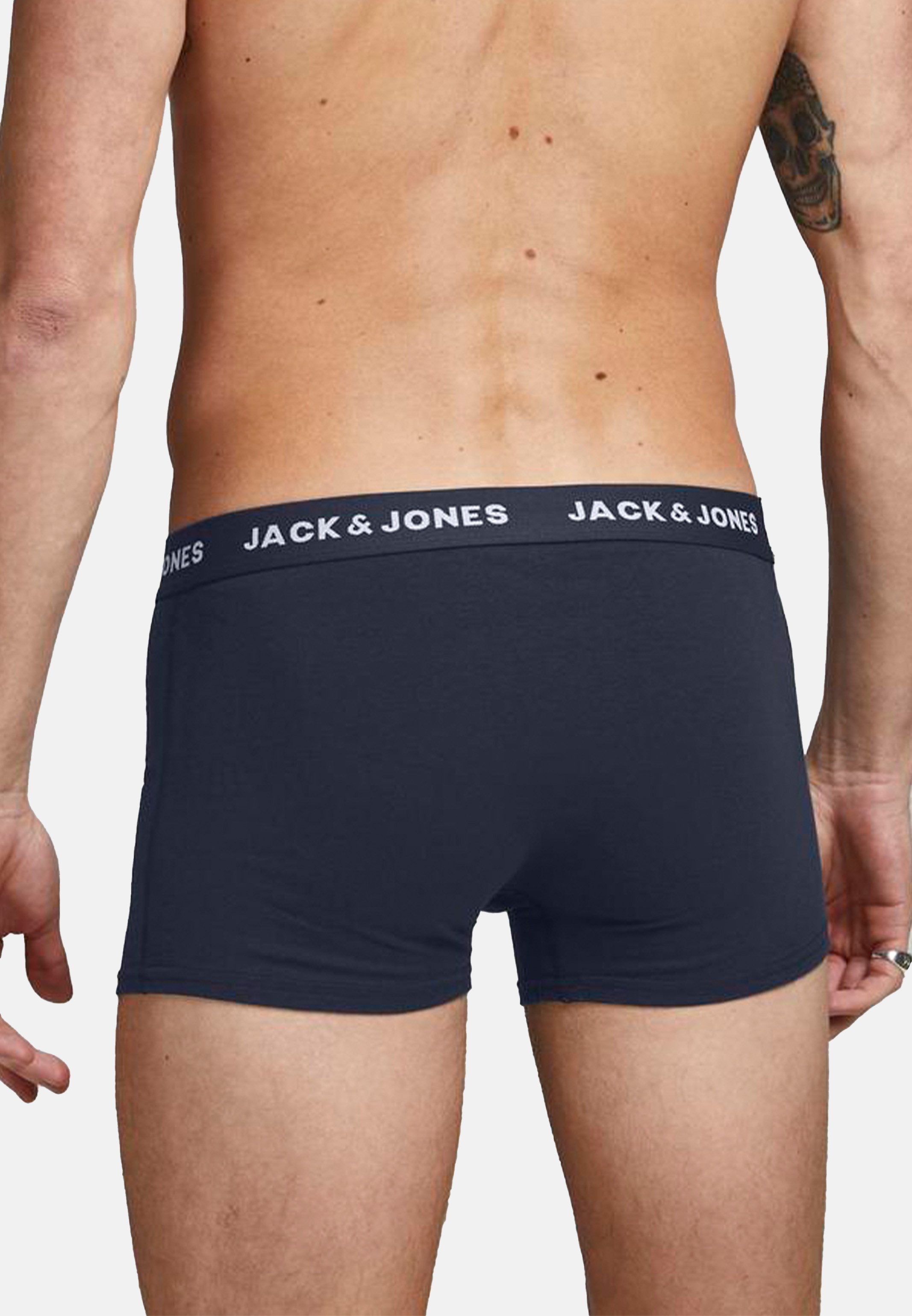 Jack & Jones Retro Boxer 10er Pack Jacsolid (Spar-Set, 10-St) Retro Short / Pant - Baumwolle - ohne Eingriff - Atmungsaktiv – Bild 3 von 5