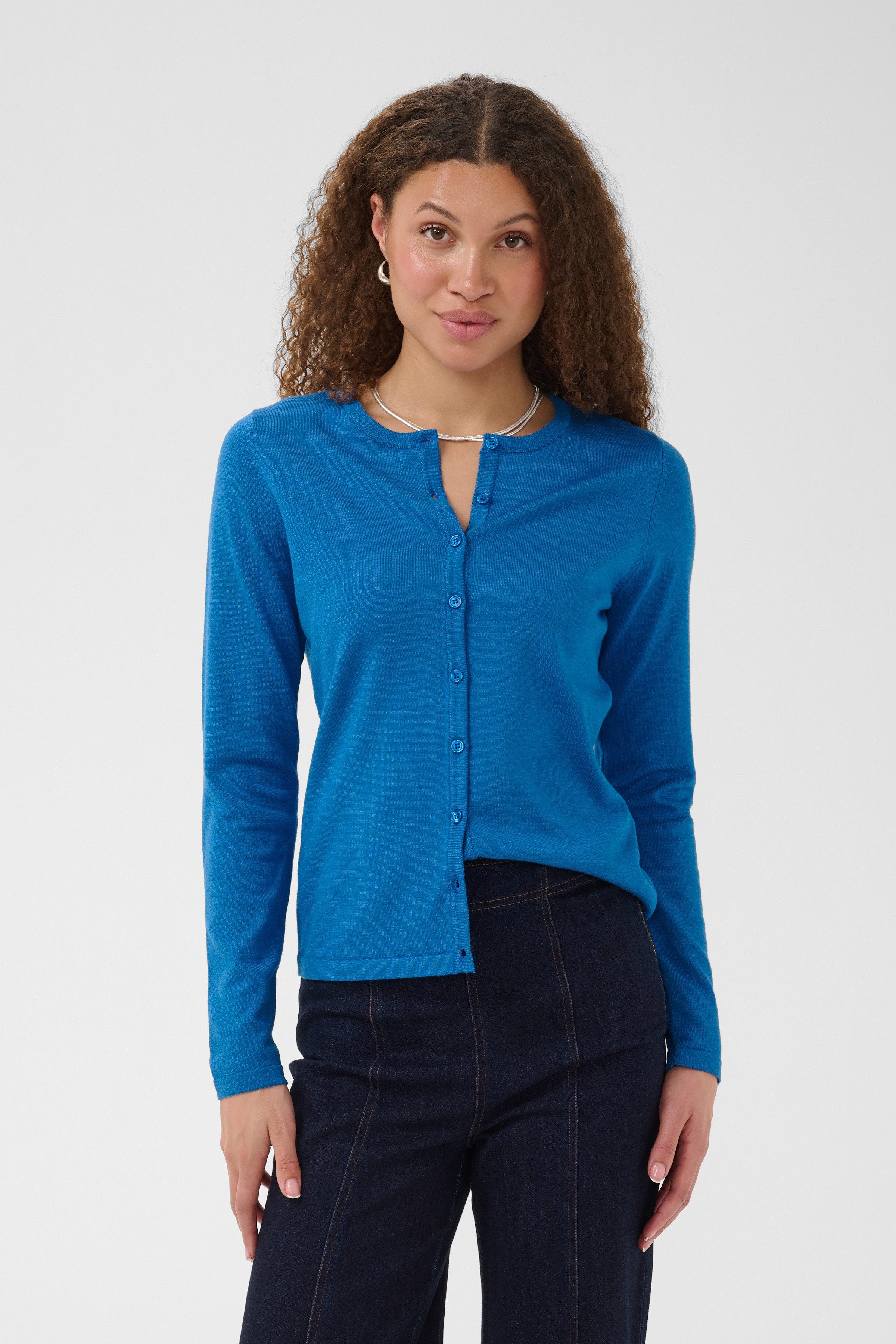 Saint Tropez Strickjacke A8661, MilaSZ R-Neck Cardigan Viskosemischung, Classic fit