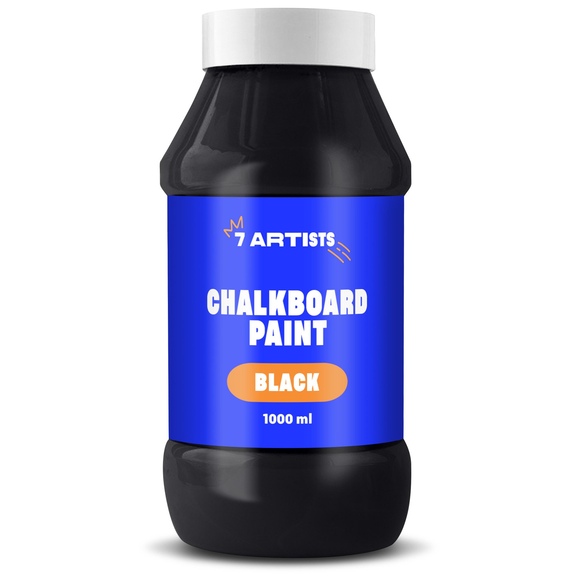 7 Artists Tafelfarbe 7 Artists Tafelfarbe Schwarz, Tafellack Ungiftig auf Wasserbasis