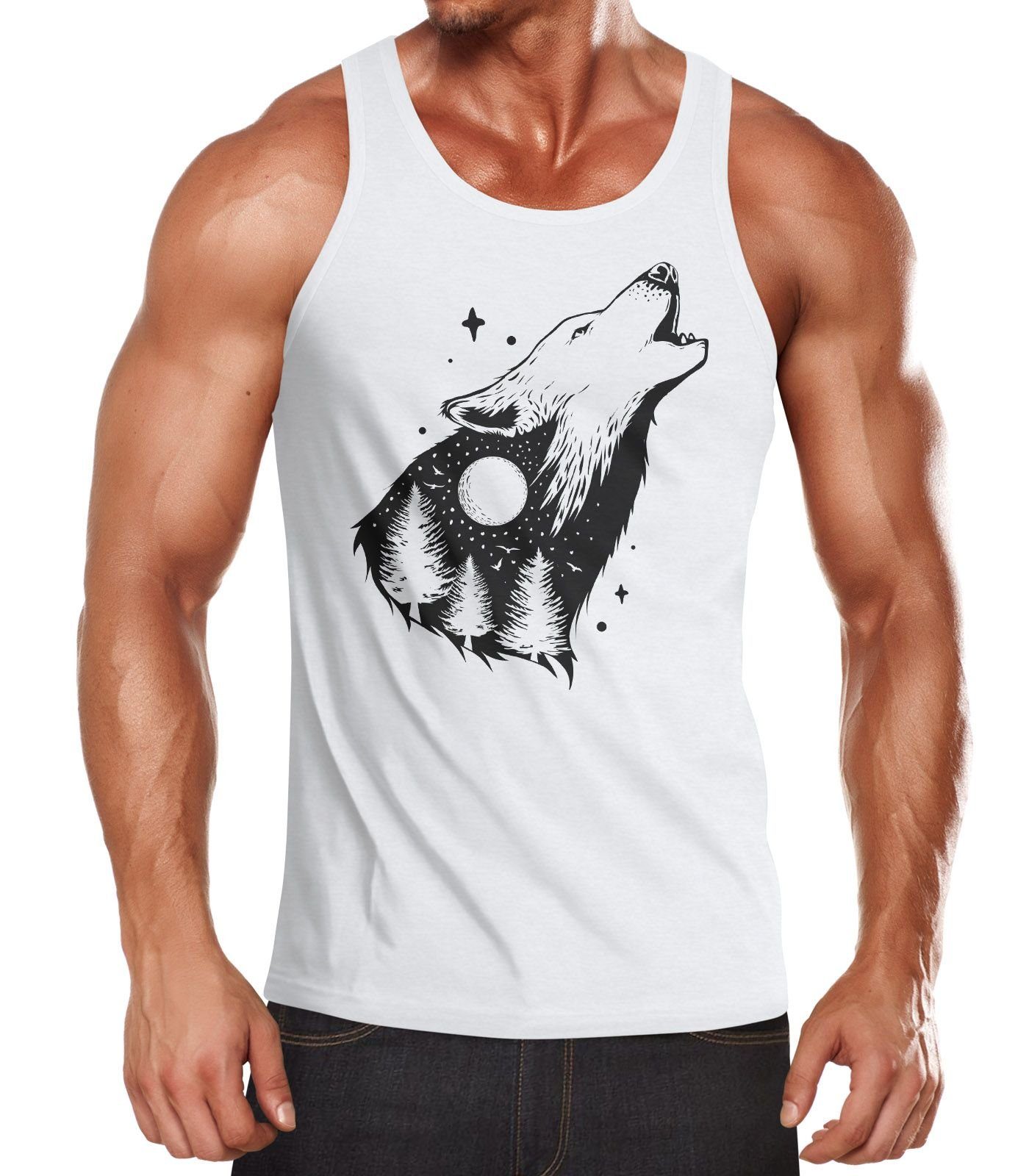 Tanktop Herren Tank-Top Bär Grizzly Bear Natur Outdoor Adventure Muskelshirt Muscle Shirt Neverless®