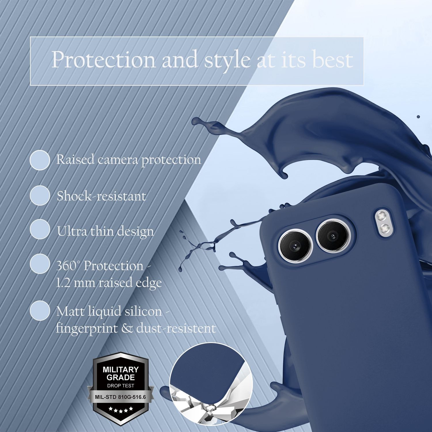 Cadorabo Handyhülle für OnePlus Nord 4 Hülle OnePlus Nord 4, Flexible Hülle TPU Silikon Schutzhülle Back Cover Case