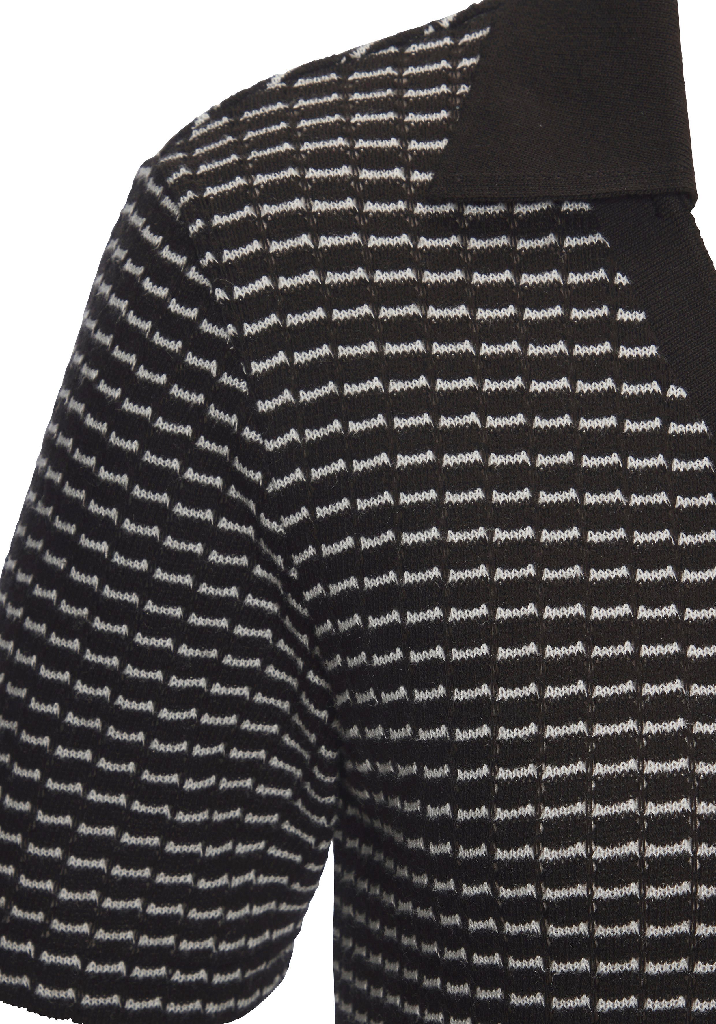 Vivance by Lascana Poloshirt aus strukturierter Strickqualität aus angenehmer Baumwollmischung – Bild 5 von 5
