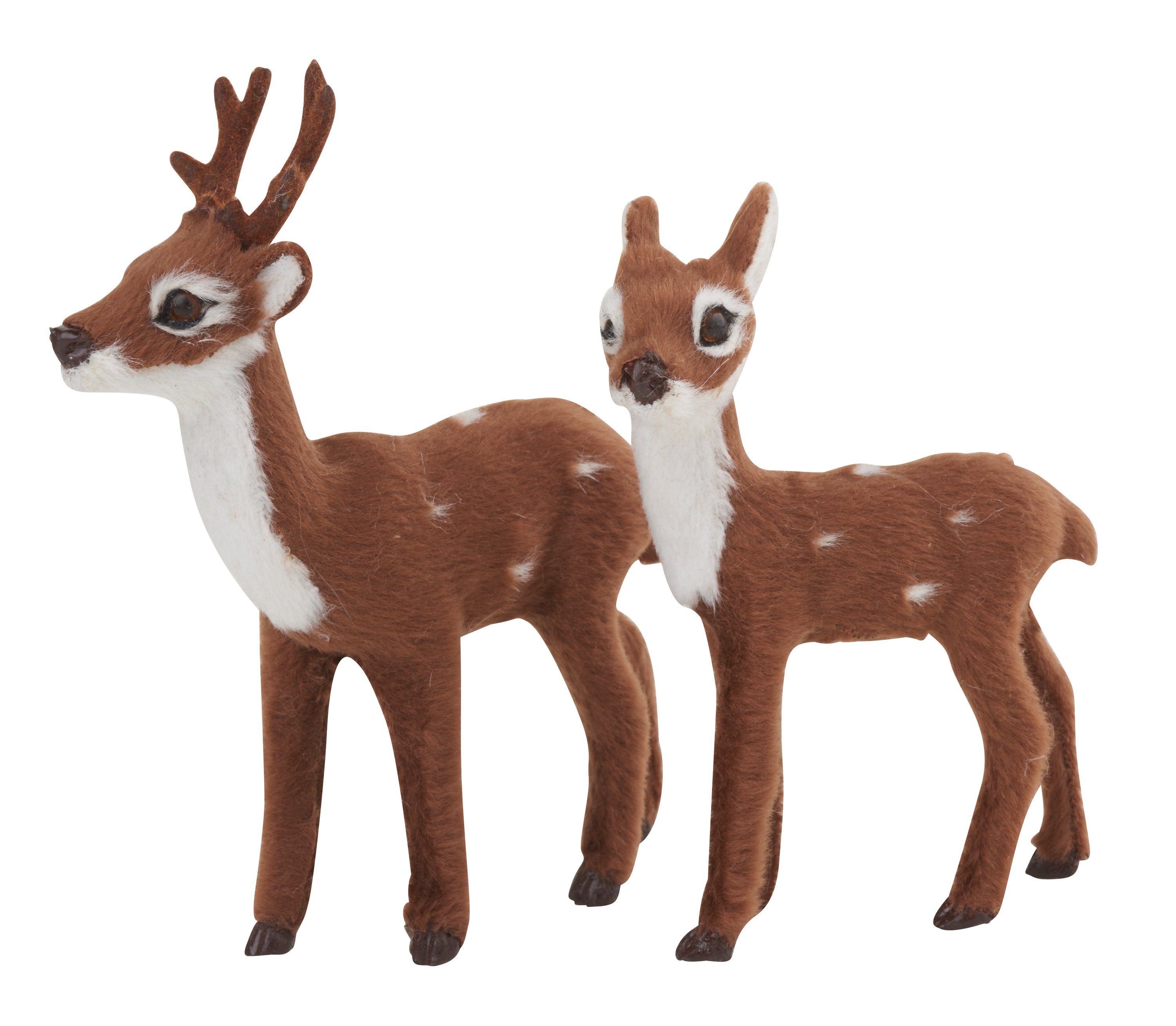 VBS Dekofigur Hirsch & Reh Posen (2 St), 10-12 cm