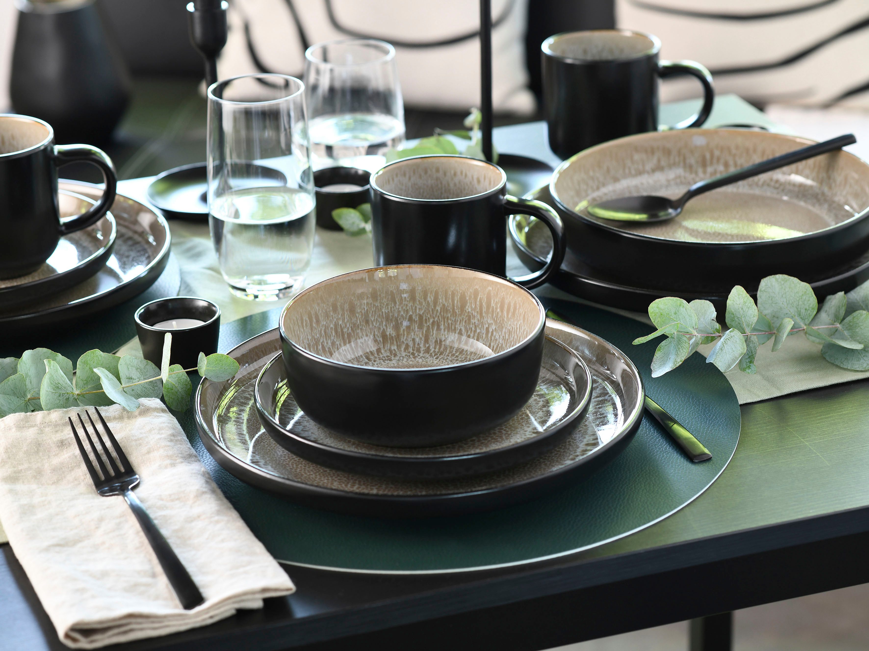 OTTO home Müslischale modernes Schüssel-Set Novalee, Geschirr-Set, Bowl, Steinzeug, (Set, 6-tlg), hohe Haltbarkeit, spülmaschinen- & mikrowellengeeignet, Reakti – Bild 4 von 5