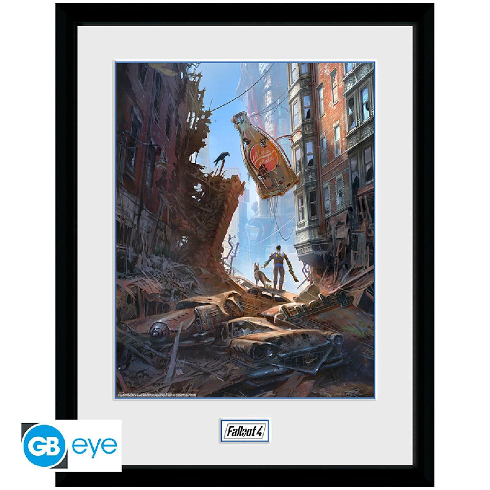 ABYstyle Poster FALLOUT - Framed print street scene (300)