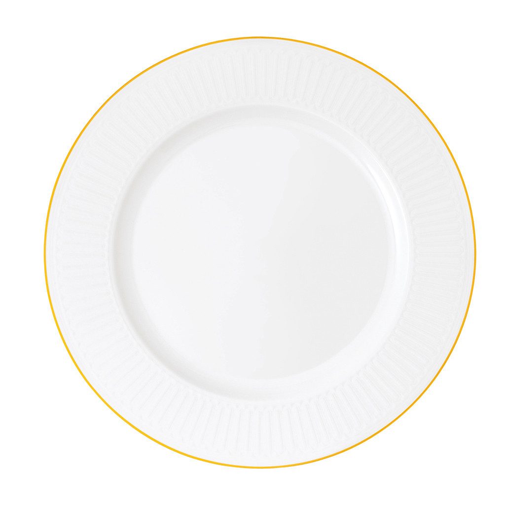 Villeroy & Boch Signature Servierplatte Château Septfontaines Platte rund, flach, Porzellan, (1-tlg), Premium Bone Porcelain, spülmaschinenfest, Made in Germany