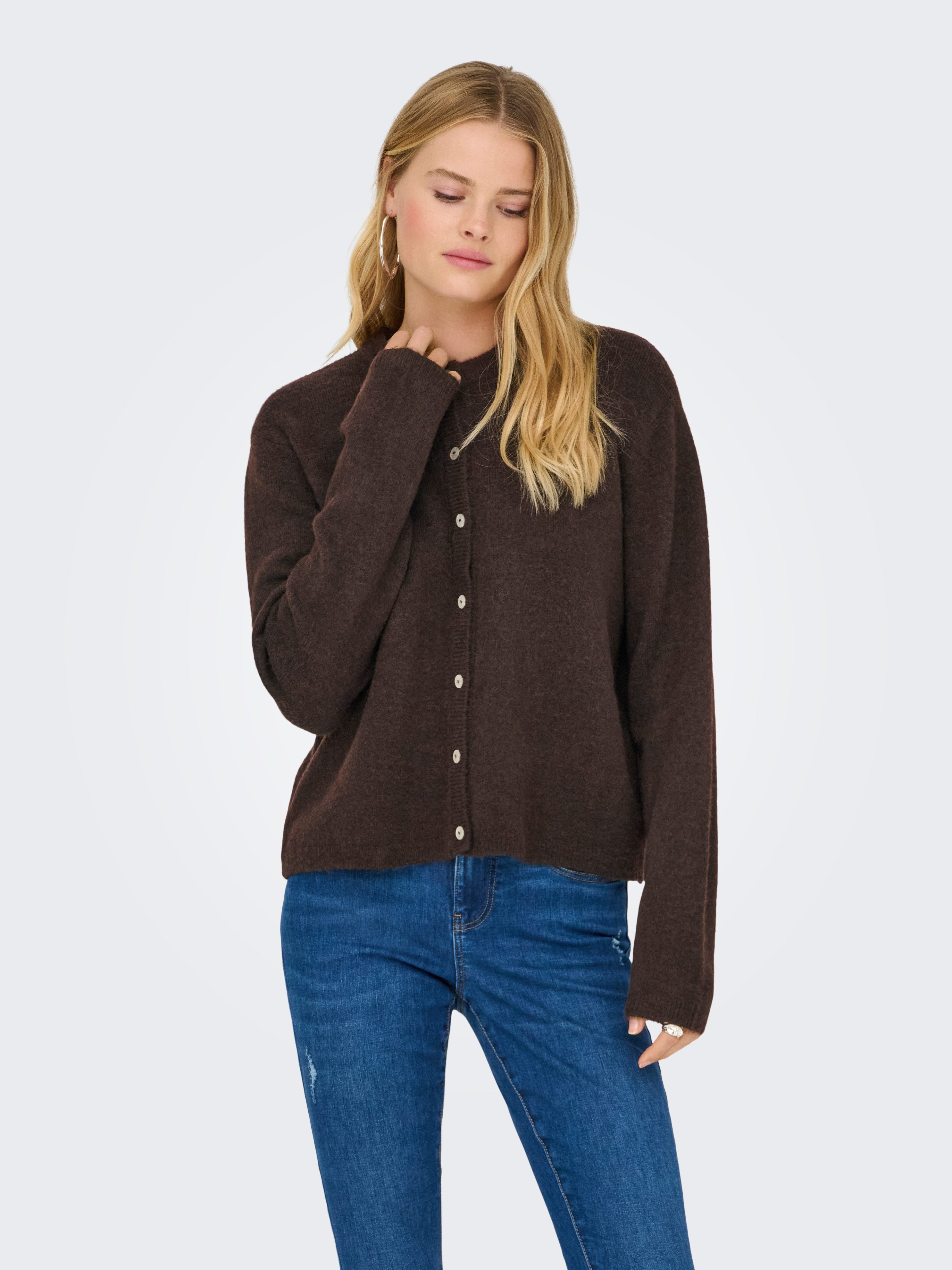 ONLY Strickjacke ONLSIMONI L/S O-NECK CARDIGAN günstig online kaufen