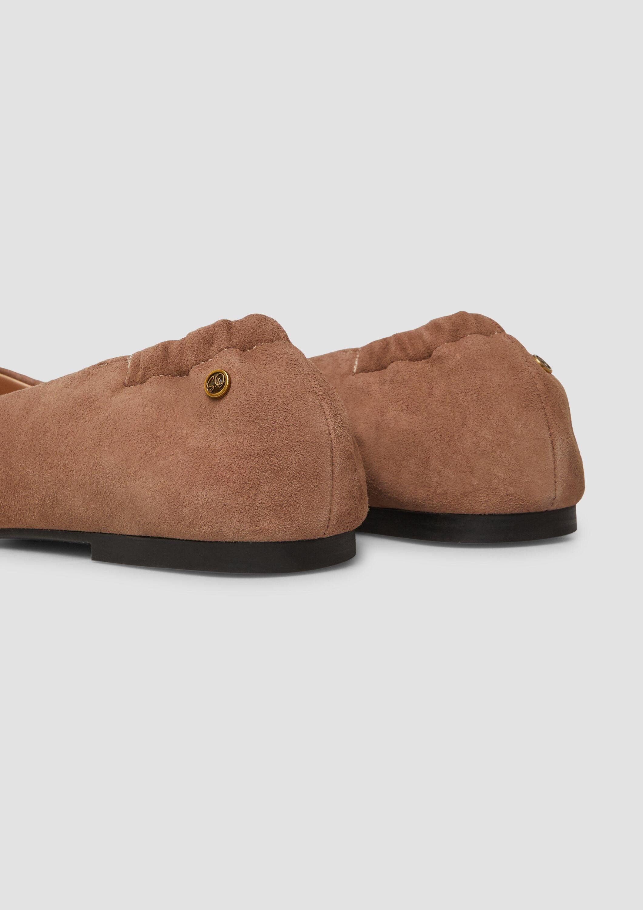 s.Oliver Ballerinas Ballerina Ballerinas aus Veloursleder günstig online kaufen