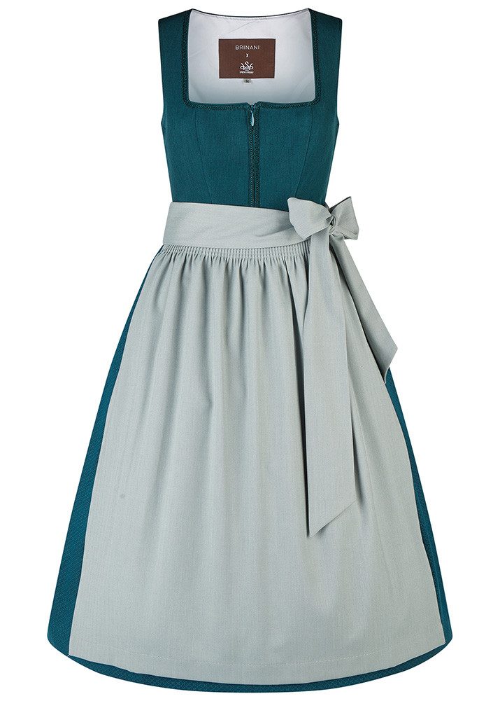 Spieth & Wensky Dirndl Brinani x Spieth & Wensky Dirndl Uschi 70cm Länge petrol