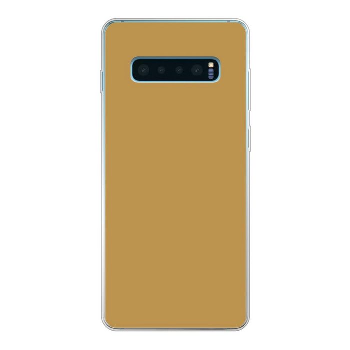 MuchoWow Handyhülle Ockergelb - Farbe - Herbst - Gelb - Fest - Farben Phone Case Handyhülle Samsung Galaxy S10 Lite Silikon Schutzhülle
