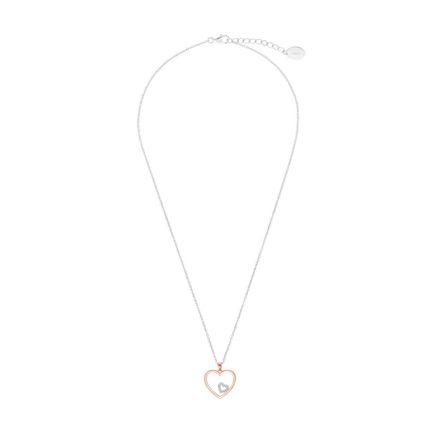 s.Oliver Silberkette für Damen, 925 Ste...