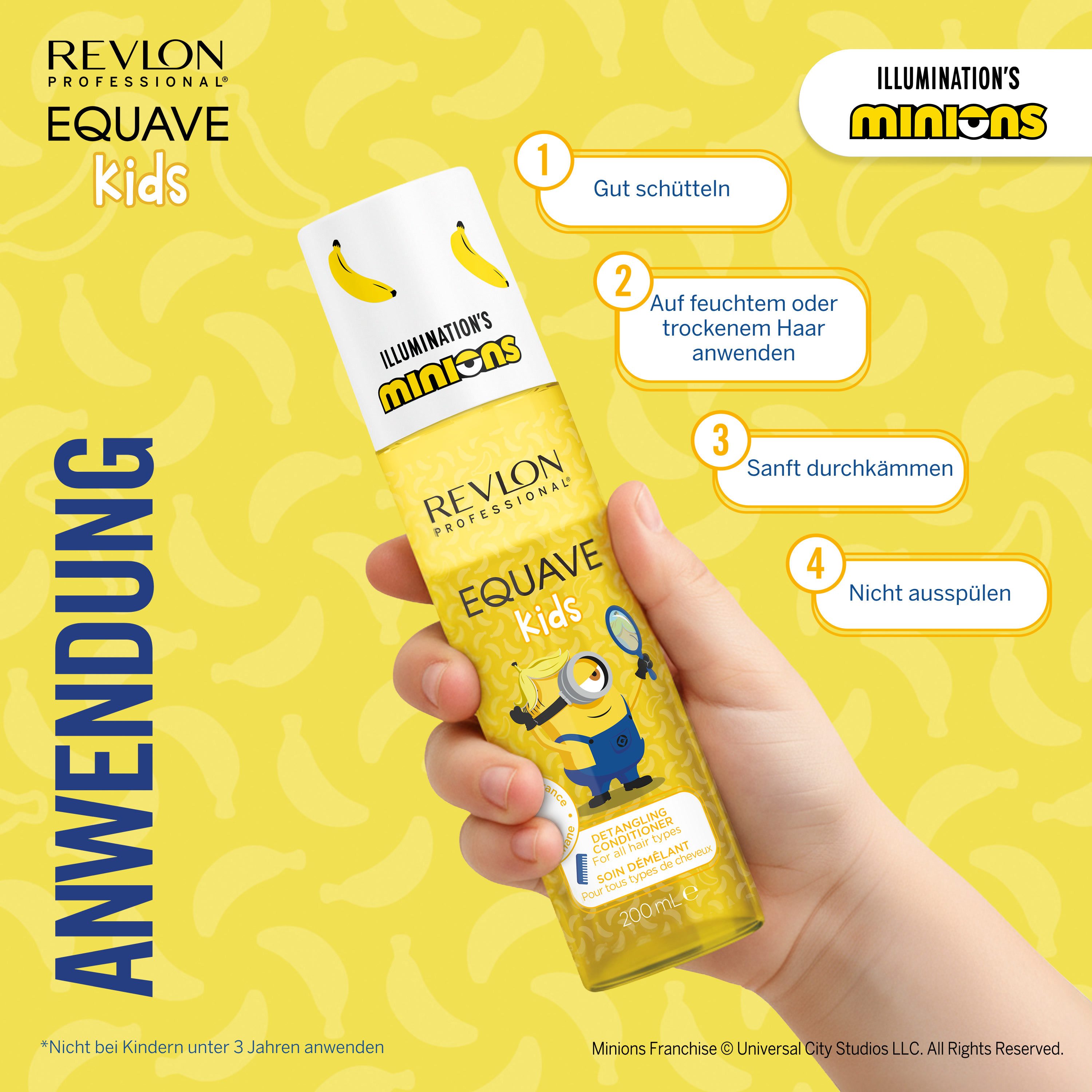 REVLON PROFESSIONAL Leave-in Pflege EQUAVE KIDS MINIONS DETANGLING CONDITIONER, Minions Edition
