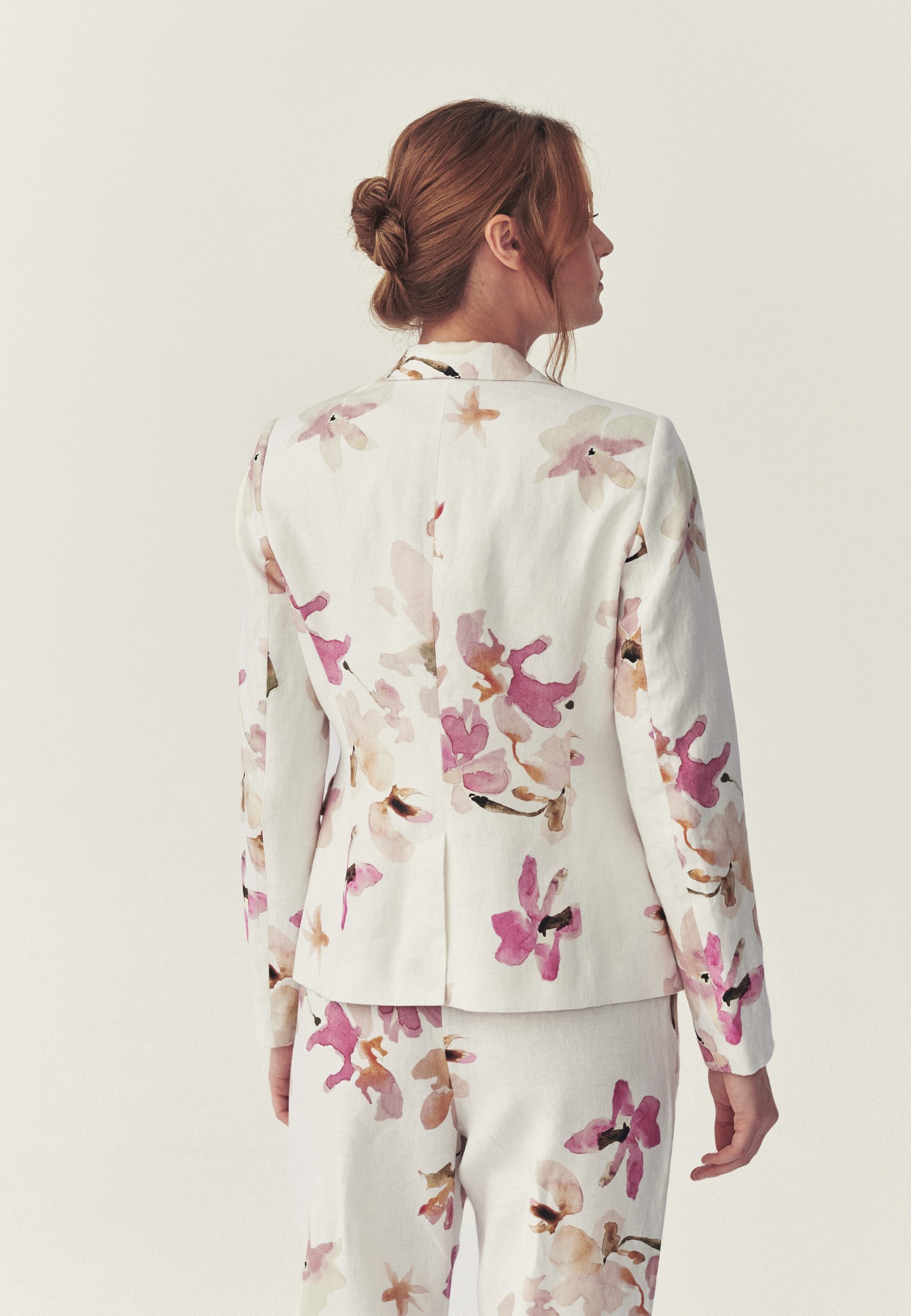 TATUUM Longblazer Blumenleinenjacke - Remala 5