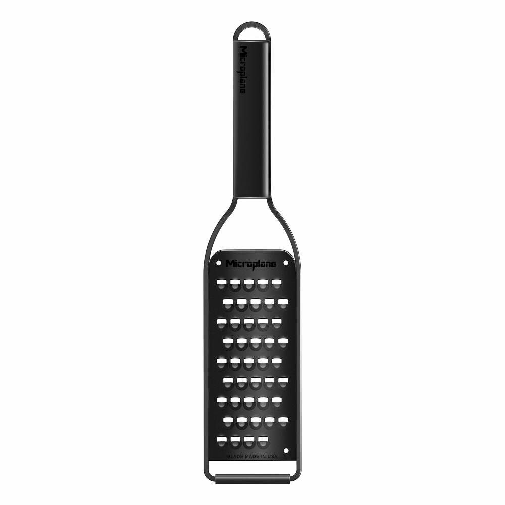 Microplane Küchenreibe Black Sheep Sehr Grob, Edelstahl, PVD-Beschichtung, Gummi, photogeätzte Klinge