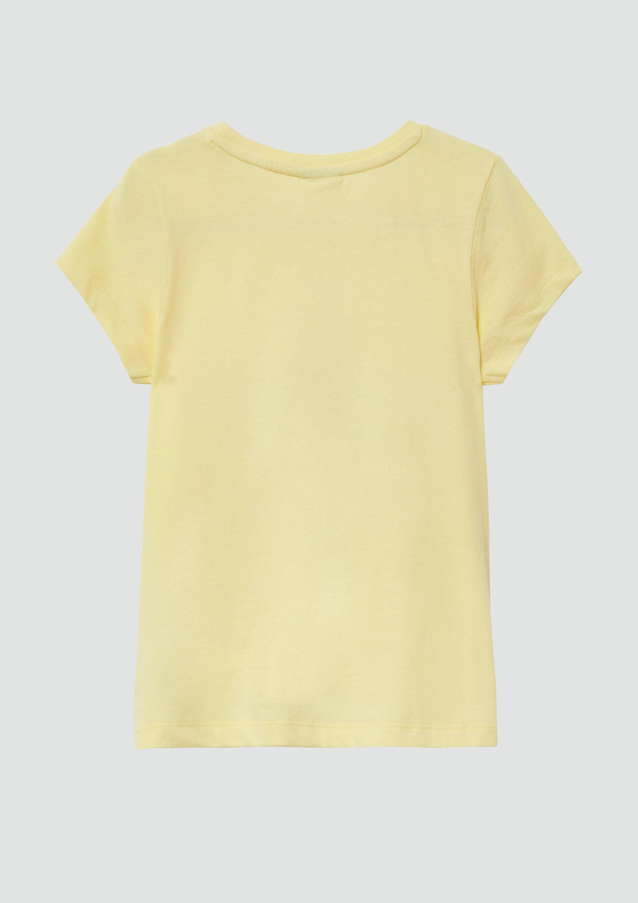 s.Oliver Kurzarmshirt T-Shirt T-Shirt im A-Shape mit Wendepailletten