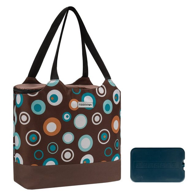 anndora Picknickkorb “2 in 1 Einkaufstasche + Kühltasche + Kühlakku – Design zur Auswahl”