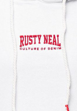 Rusty Neal Kapuzensweatshirt mit lässiger Kängurutasche