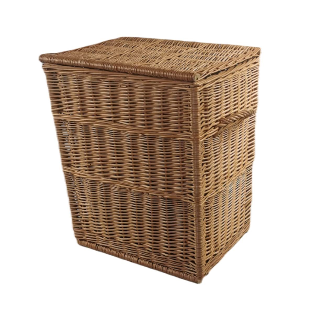 natuleo by pokuc Wäschetruhe Rechteckiger Wiedekorb 40x30x50 cm Truhe Wäsch günstig online kaufen