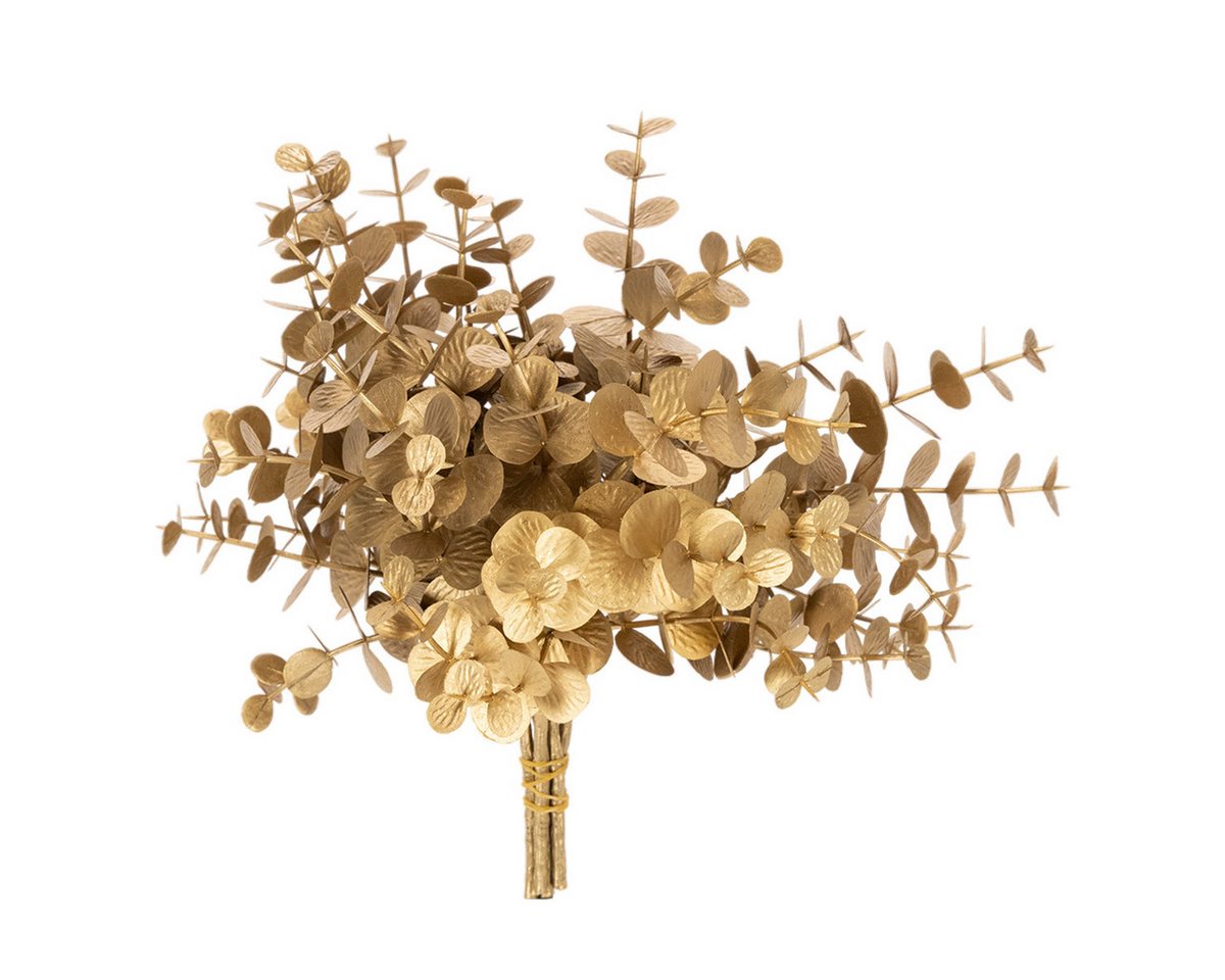 Winterliche Kunstpflanze Kunstpflanze Eukalyptus Dekozweig Tischdekoration Festliche, 6 Stück, Florists Products, Höhe 10 cm