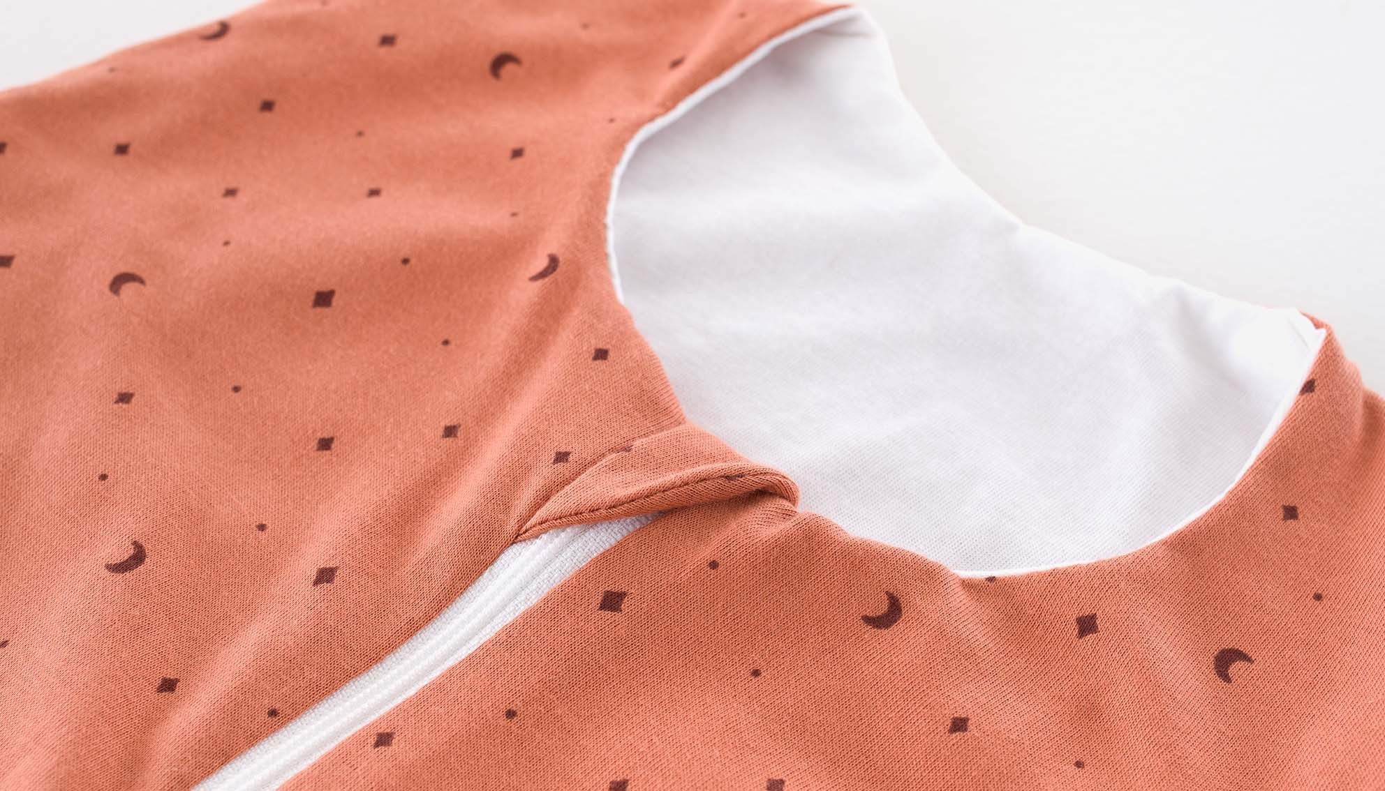 Träumeland Babyschlafsack Schlafanzug light TO GO Baumwolle Moon rost (1 tlg)