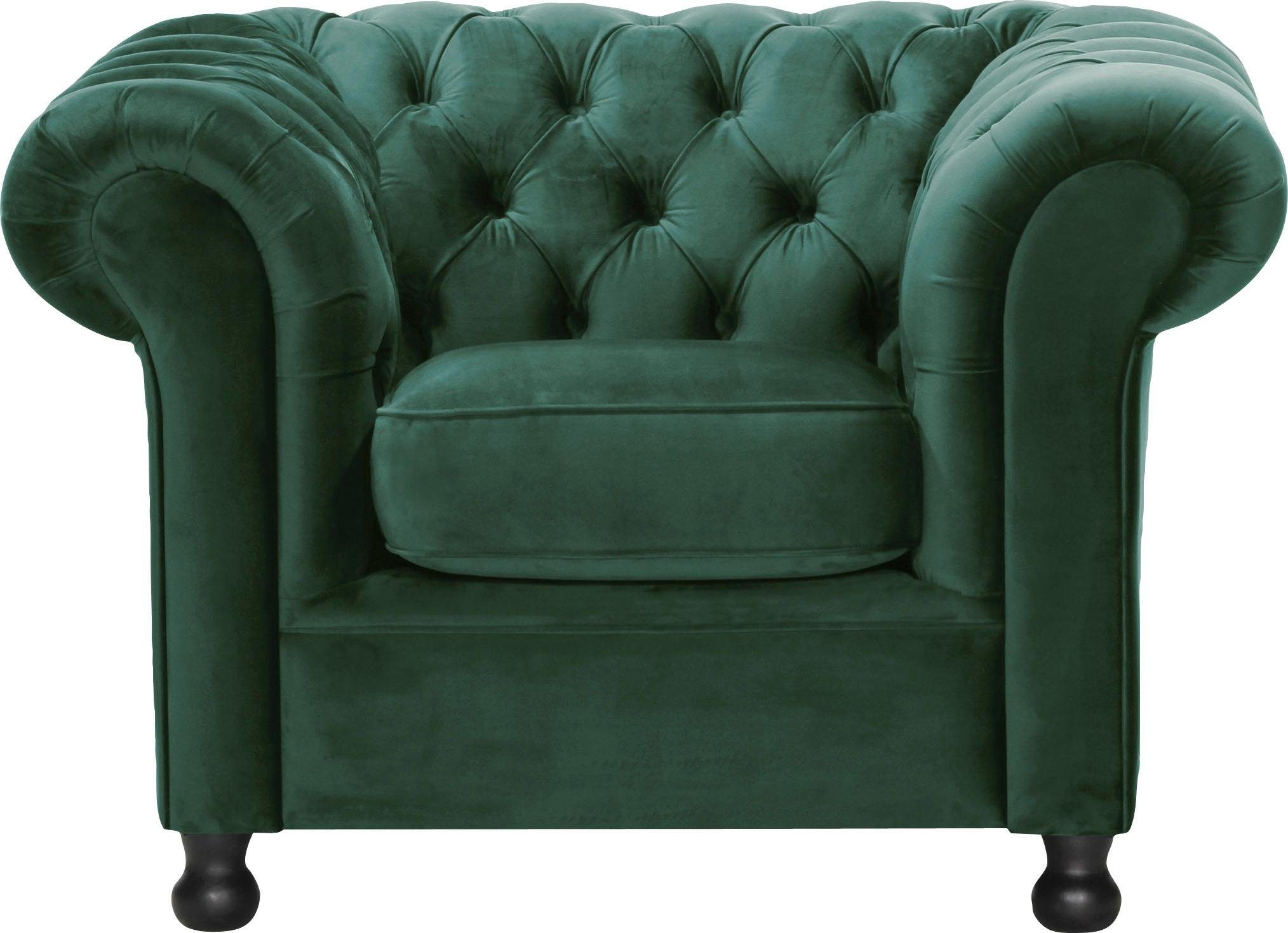 Home affaire Sessel Chesterfield Home, mit edler Knopfheftung und typischen Armlehnen