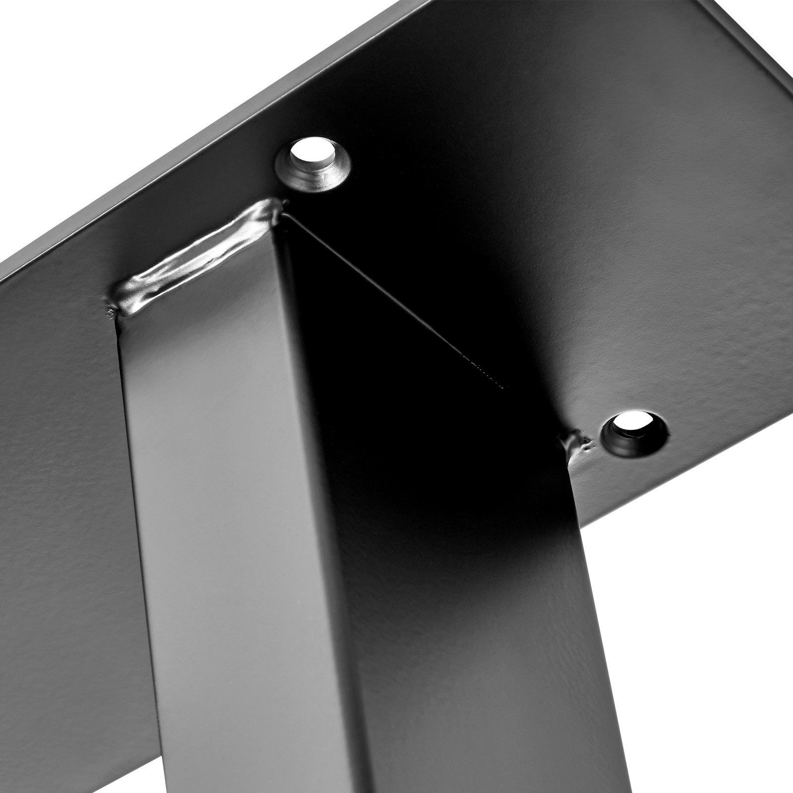 SO-TECH® Möbelfuß Tischgestell Bankgestell Bankuntergestell Tischkufe, (1-St), H-Form Stahl schwarz Profil 80 x 40mm Höhe 720mm Tiefe 800mm