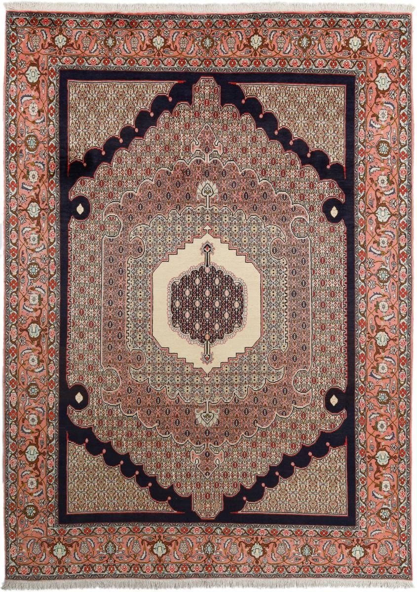 Orientteppich Senneh 246x341 Handgeknüpfter Orientteppich / Perserteppich, Nain Trading, rechteckig, Höhe: 12 mm