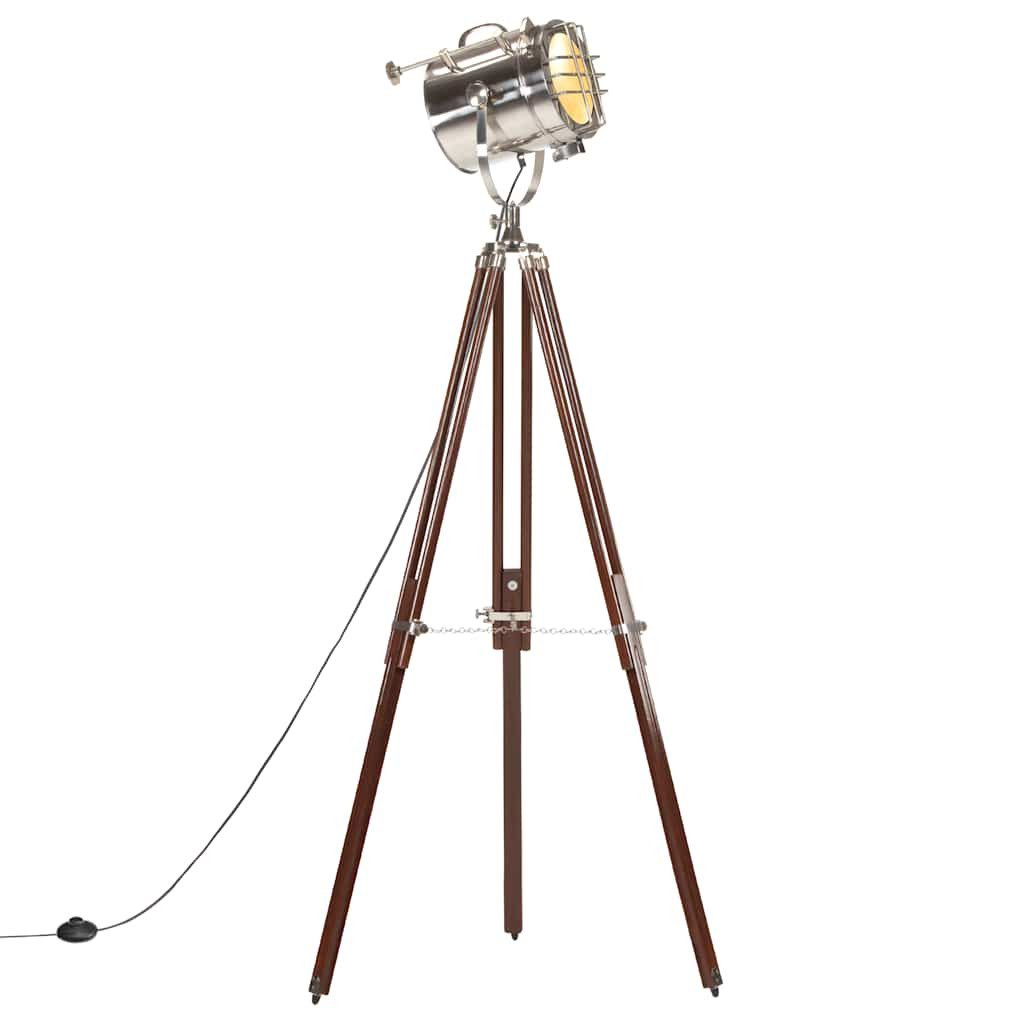 vidaXL Deckenleuchte Stehleuchte Dreibein Massivholz 180 cm