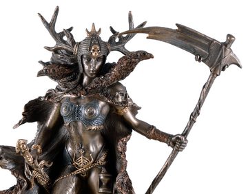 Vogler direct Gmbh Dekofigur Hel, germanische Göttin der Unterwelt mit Sichel by Veronese, von Hand bronziert