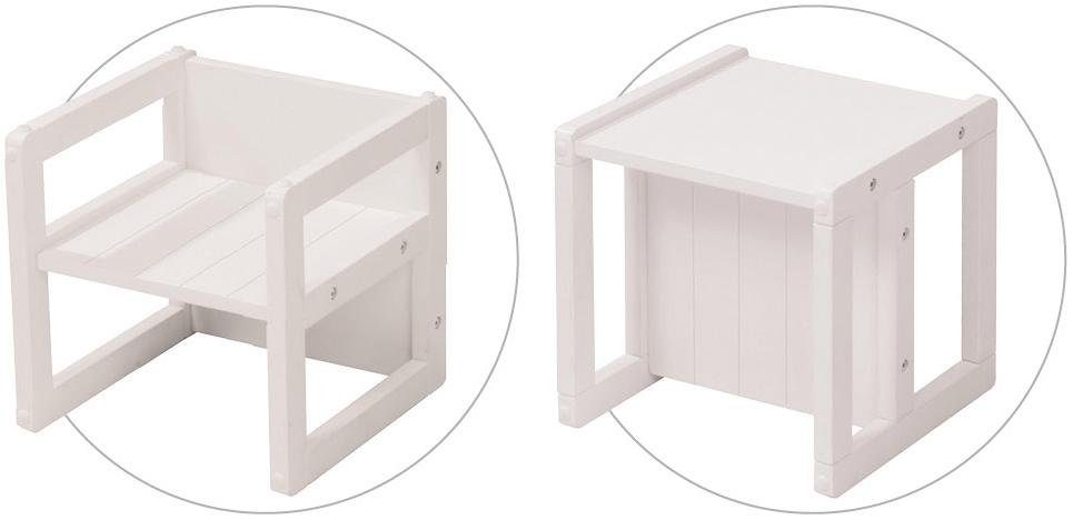 roba® Stuhl Sitzhocker, weiß, für Kinder