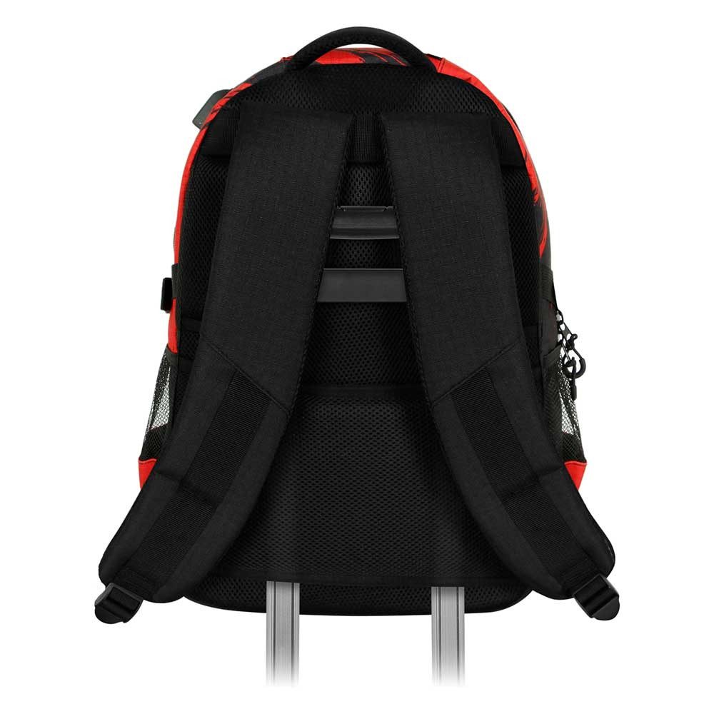 Karactermania Freizeitrucksack Marvel Deadpool großer Rucksack Tagesrucksack Alltagsrucksack, USB-Anschluss für elektronische Geräte