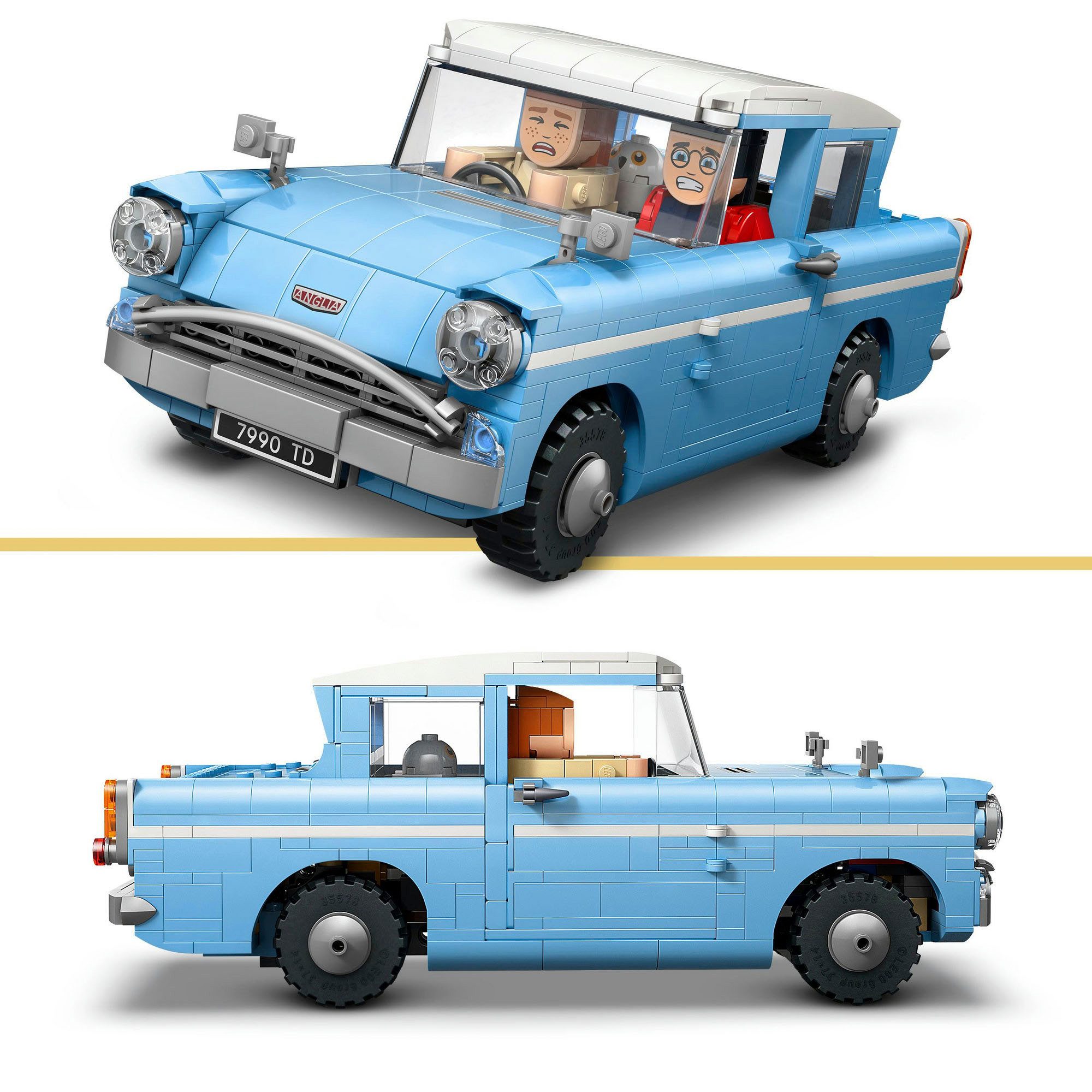 LEGO® Fliegender Ford Anglia (76470), LEGO Harry Potter Konstruktionsspielsteine, (868 St), Made in Europe – Bild 4 von 5