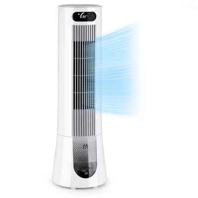 Klarstein Ventilatorkombigerät Skyscraper Frost Luftkühler 45 W 7 Liter 2 Kühlakkus mobil, Klimagerät mobile Klimaanlage mobil Air Conditioner Air Cooler