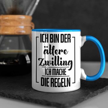 Trendation Tasse Lustige Tasse für ältere Zwillinge Lustiges Geschenk mit Spruch