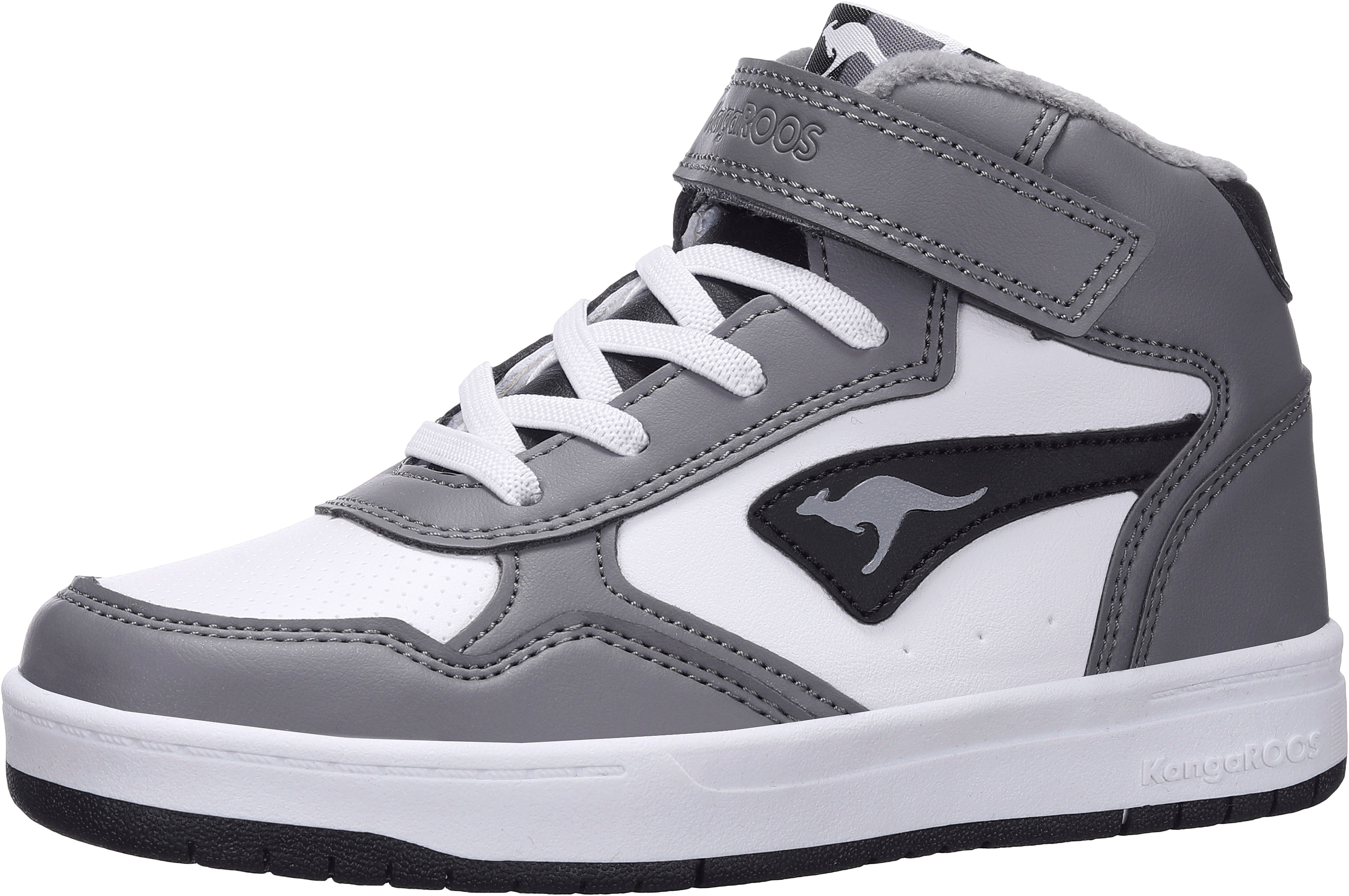 KangaROOS K-CP Jumbo EV Sneaker Warmfutter grau-weiß