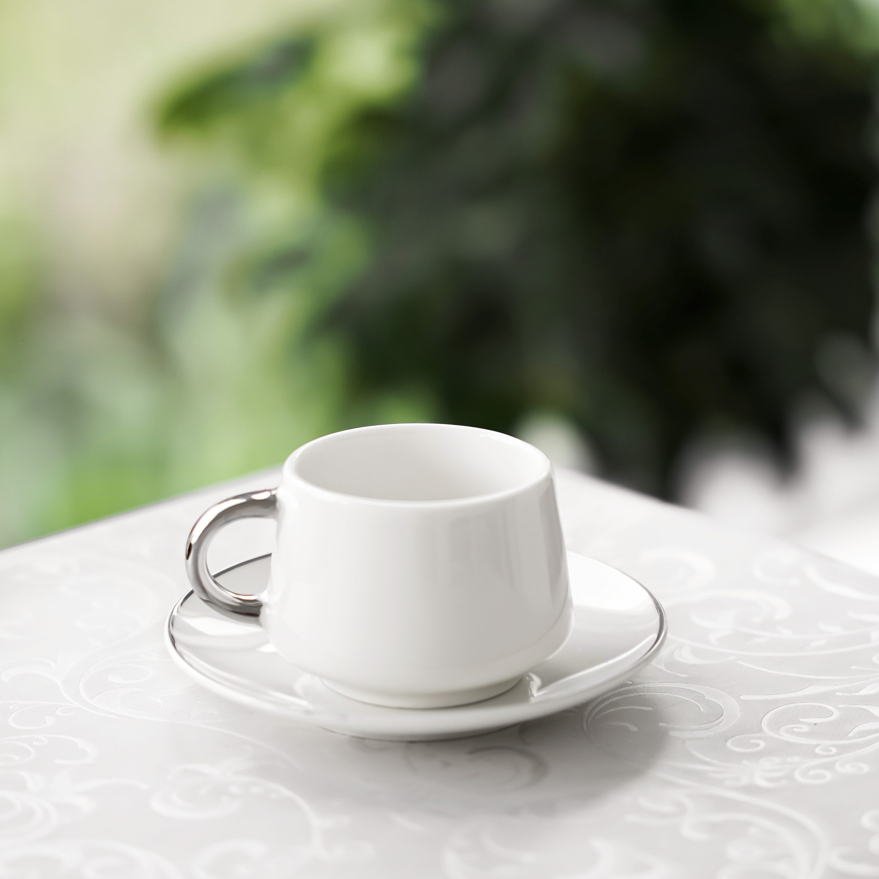 Mulex Kaffeeservice Mokkatassen-Set aus Porzellan – für stilvollen Kaffeegenuss zu Hause