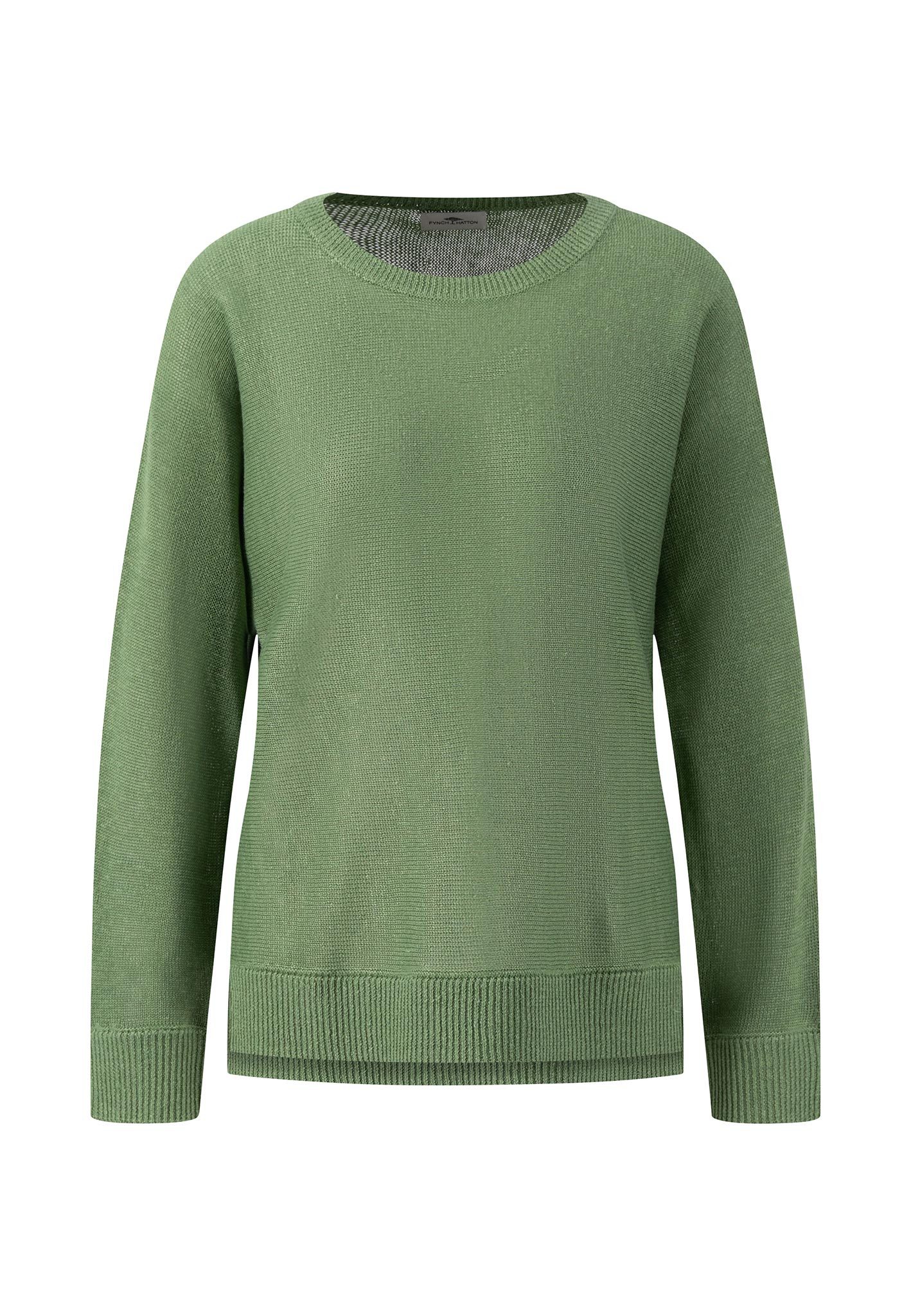 FYNCH-HATTON Sweatshirt PULLOVER O-NECK PLAIN LINEN