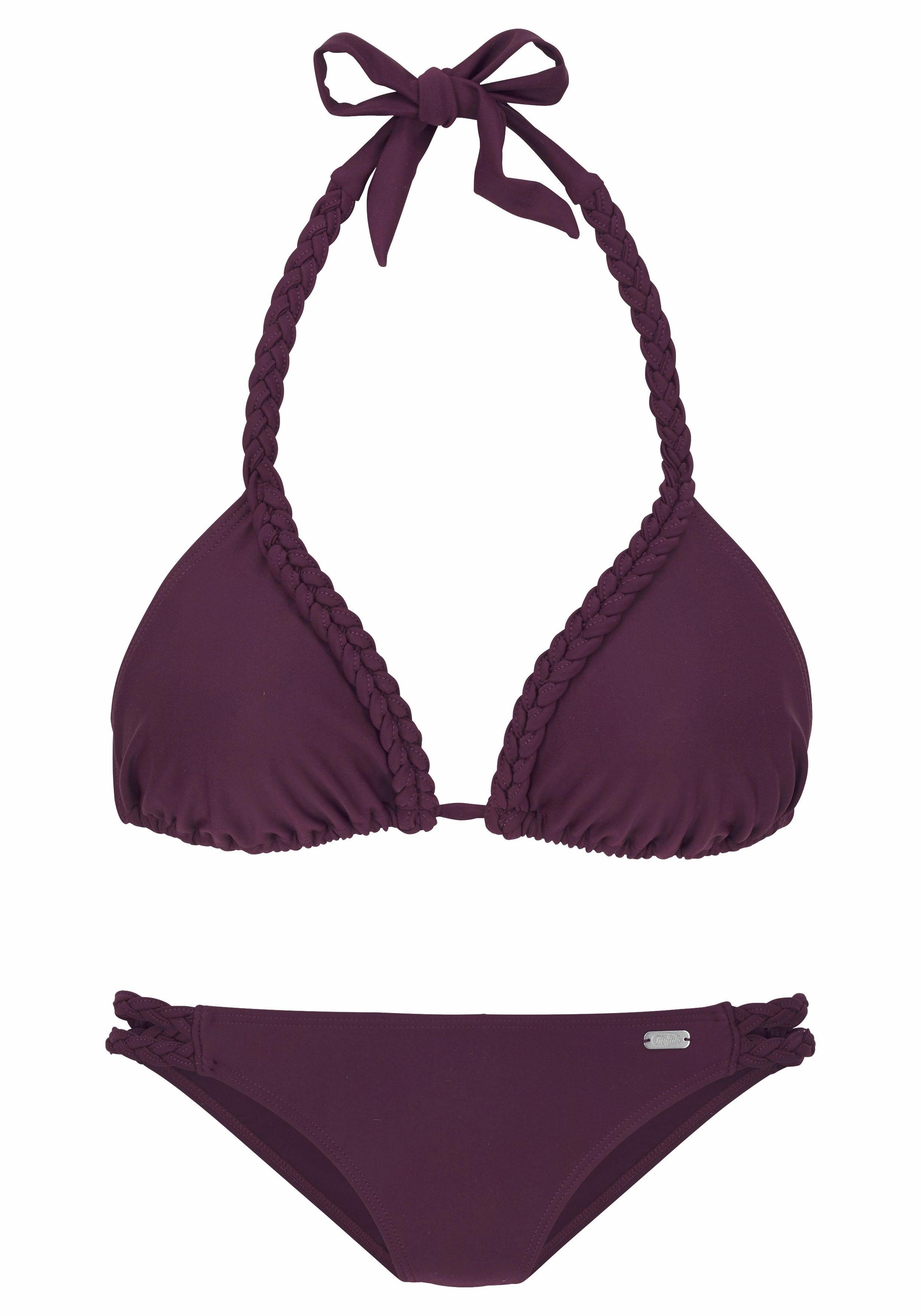 Buffalo Triangel-Bikini mit geflochtenen Details günstig online kaufen