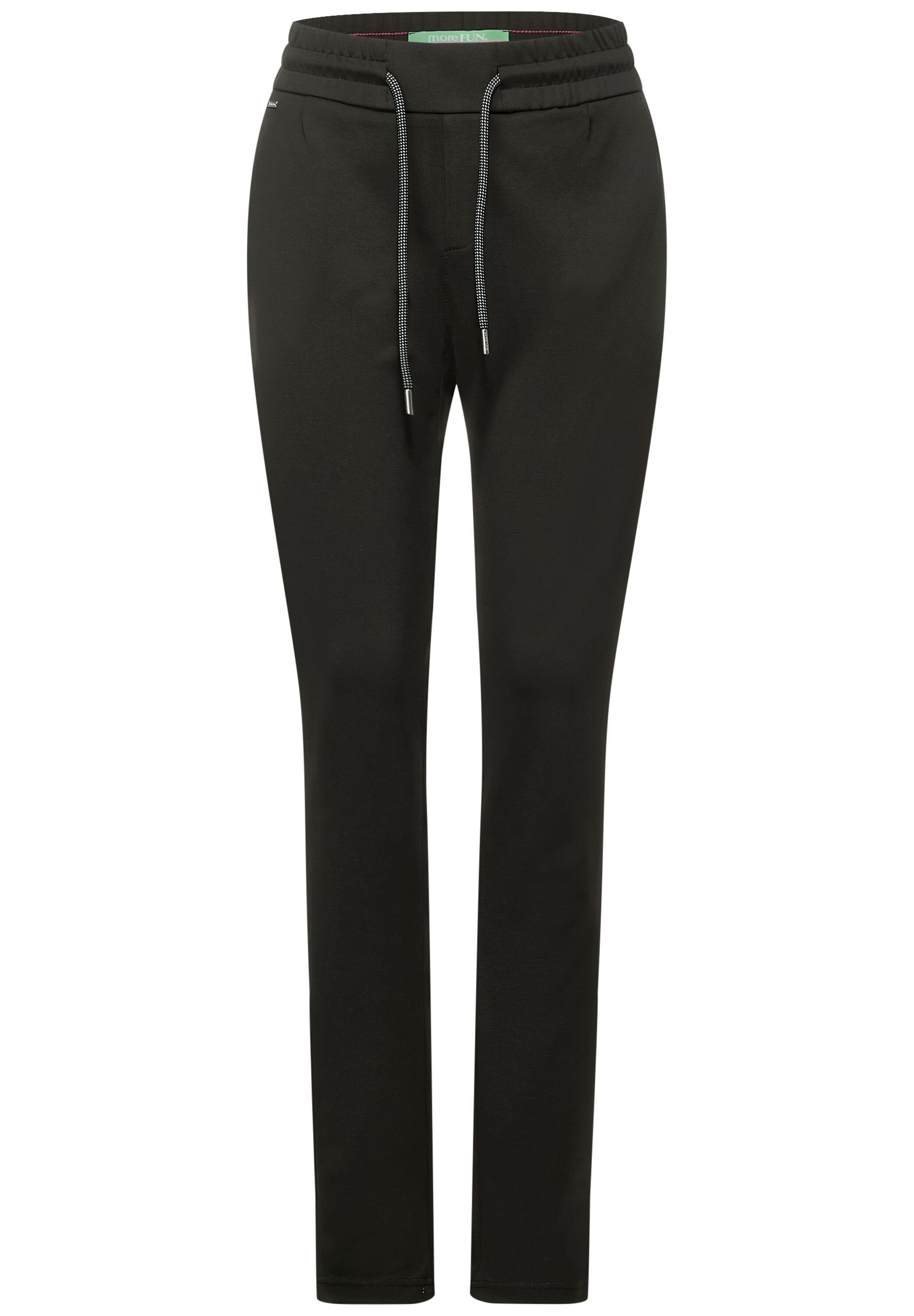 STREET ONE Stoffhose in Unifarbe