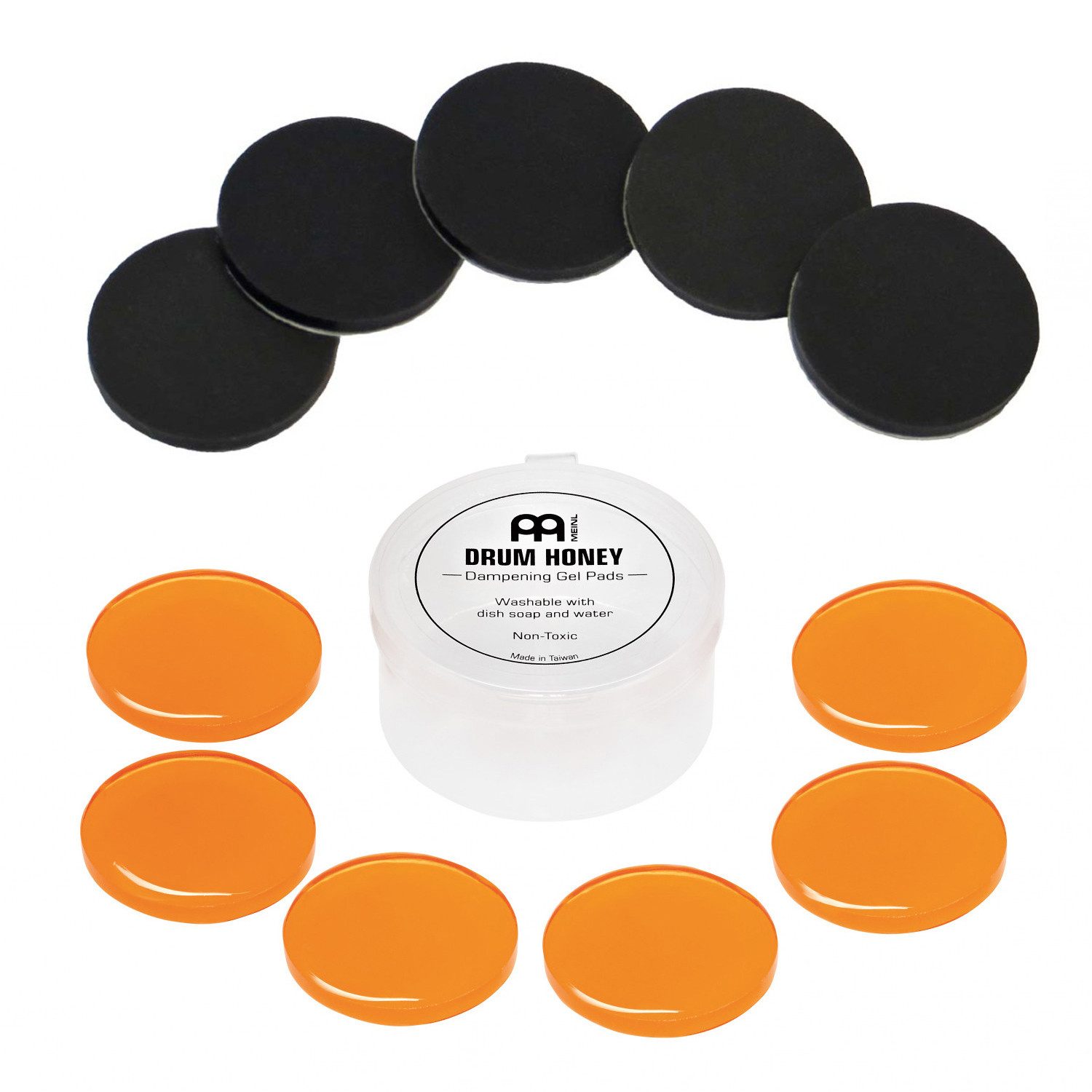 Schlagzeug Meinl MDH Drum Honey Schlagzeug Dämpfer mit Damper Pads