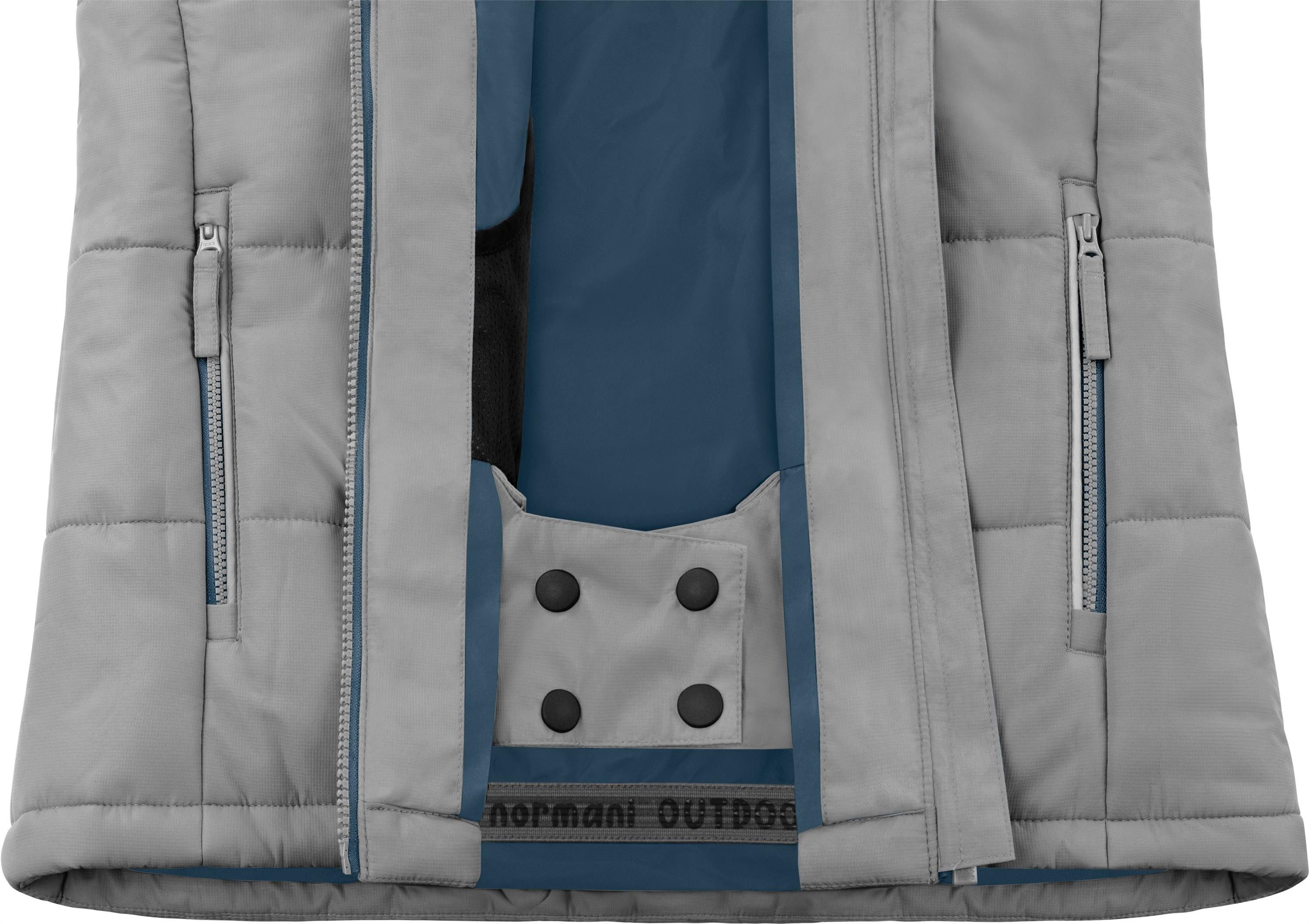 normani Winterjacke Kinder Winterjacke Yakutat Wasserdichte Steppjacke gefütterte Skijacke Thermojacke mit Schneefang