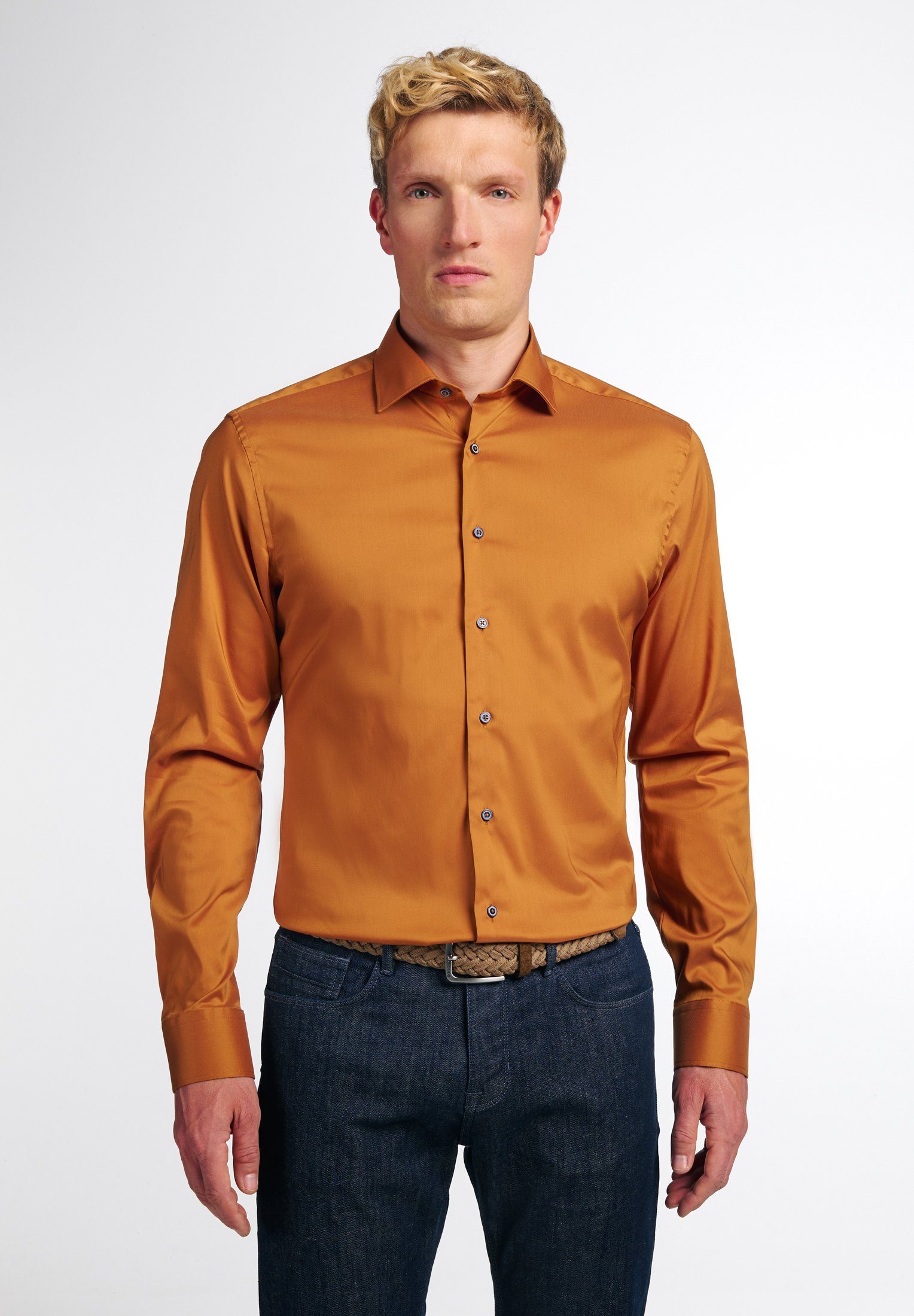 Eterna Langarmhemd SLIM FIT EASY IRON günstig online kaufen