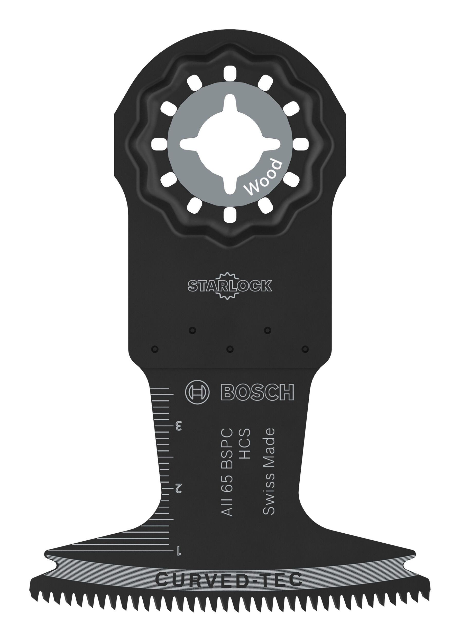 BOSCH Tauchsägeblatt, AII 65 BSPC Holz, Starlock, 65 x 40 mm - 1er Pack