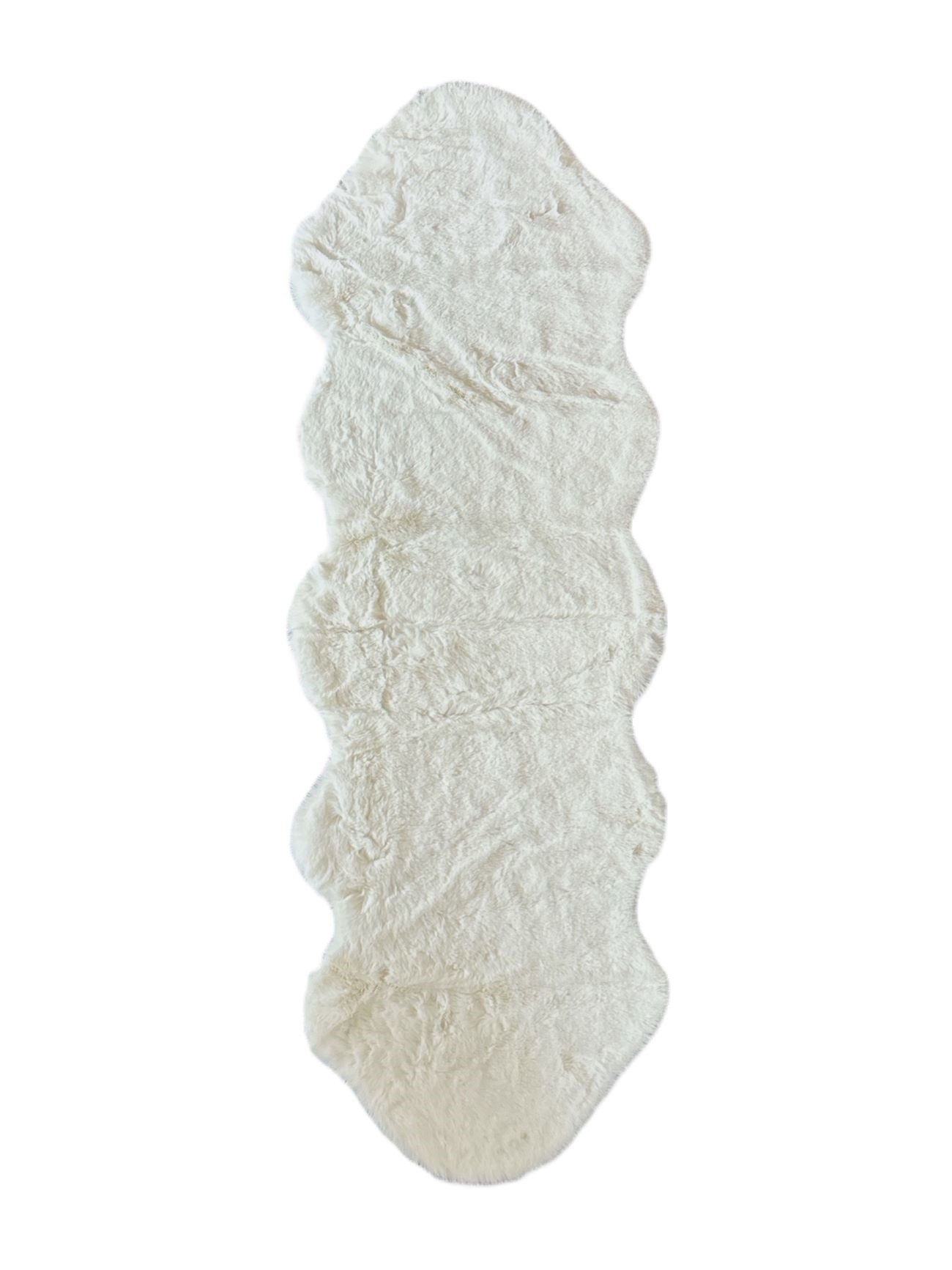 VIVA Home Fellteppich Teppich Dekofell Kuschelfell 60 x 180 cm oder 90 x 150cm, dicht und flauschig