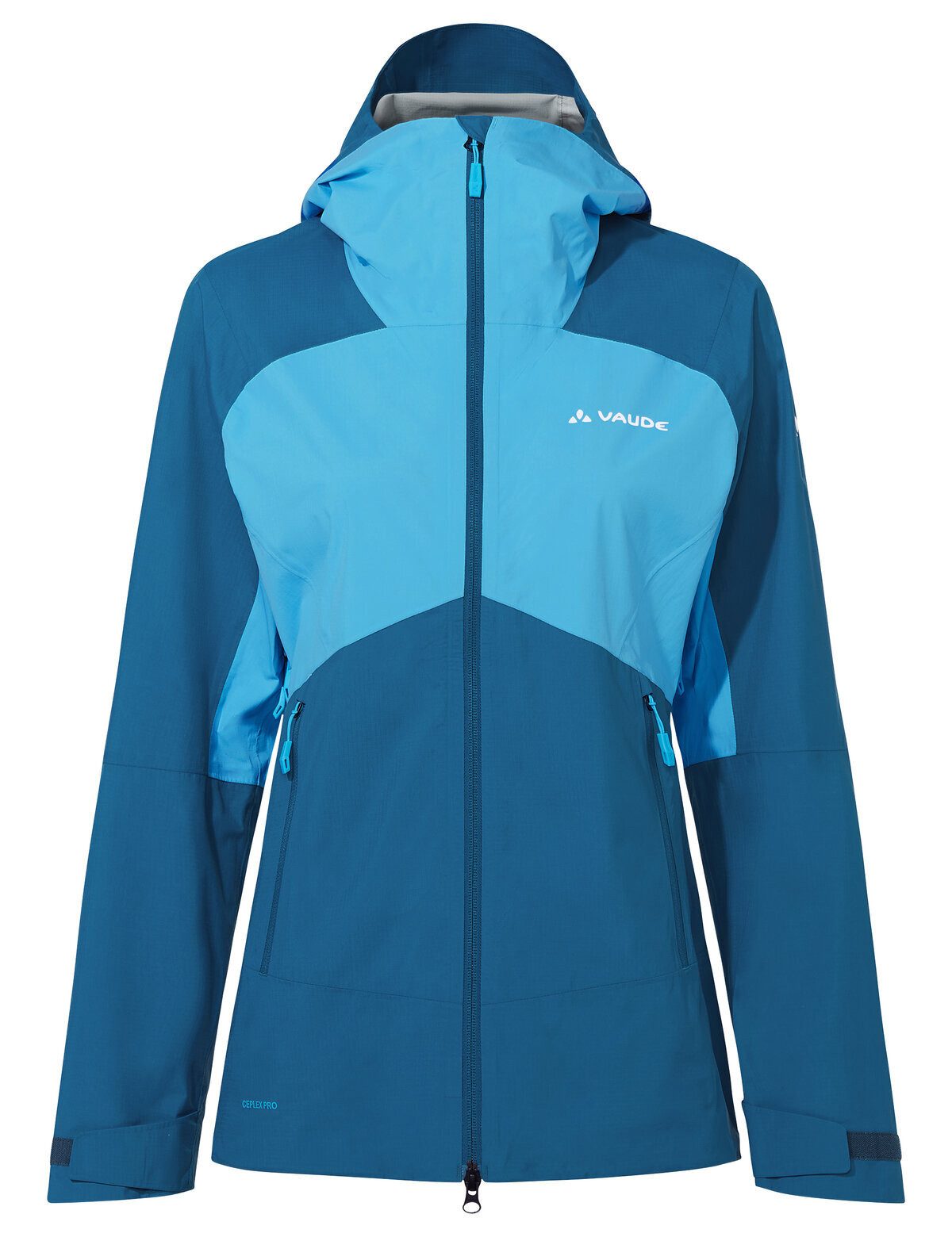 VAUDE Outdoorjacke Women's Simony 2,5L Jacket V (1-St) atmungsaktive 2,5 Lagen Jacke