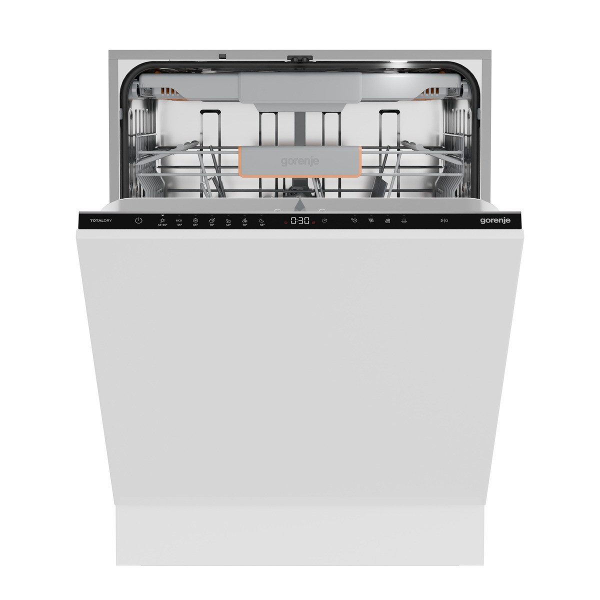 GORENJE vollintegrierbarer Geschirrspüler GV663B95, 9,4 l, 16 Maßgedecke, 16 Maßgedecke, auto. Türöffnung, Besteckschublade