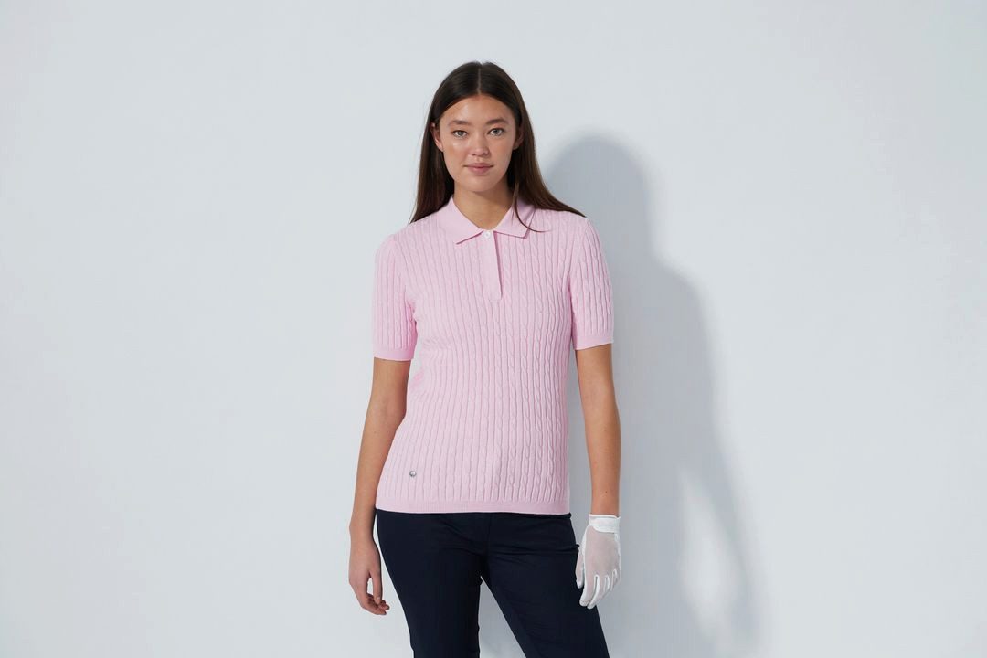 Poloshirt Daily Sports Strickpolo Madelene Rosa Damen