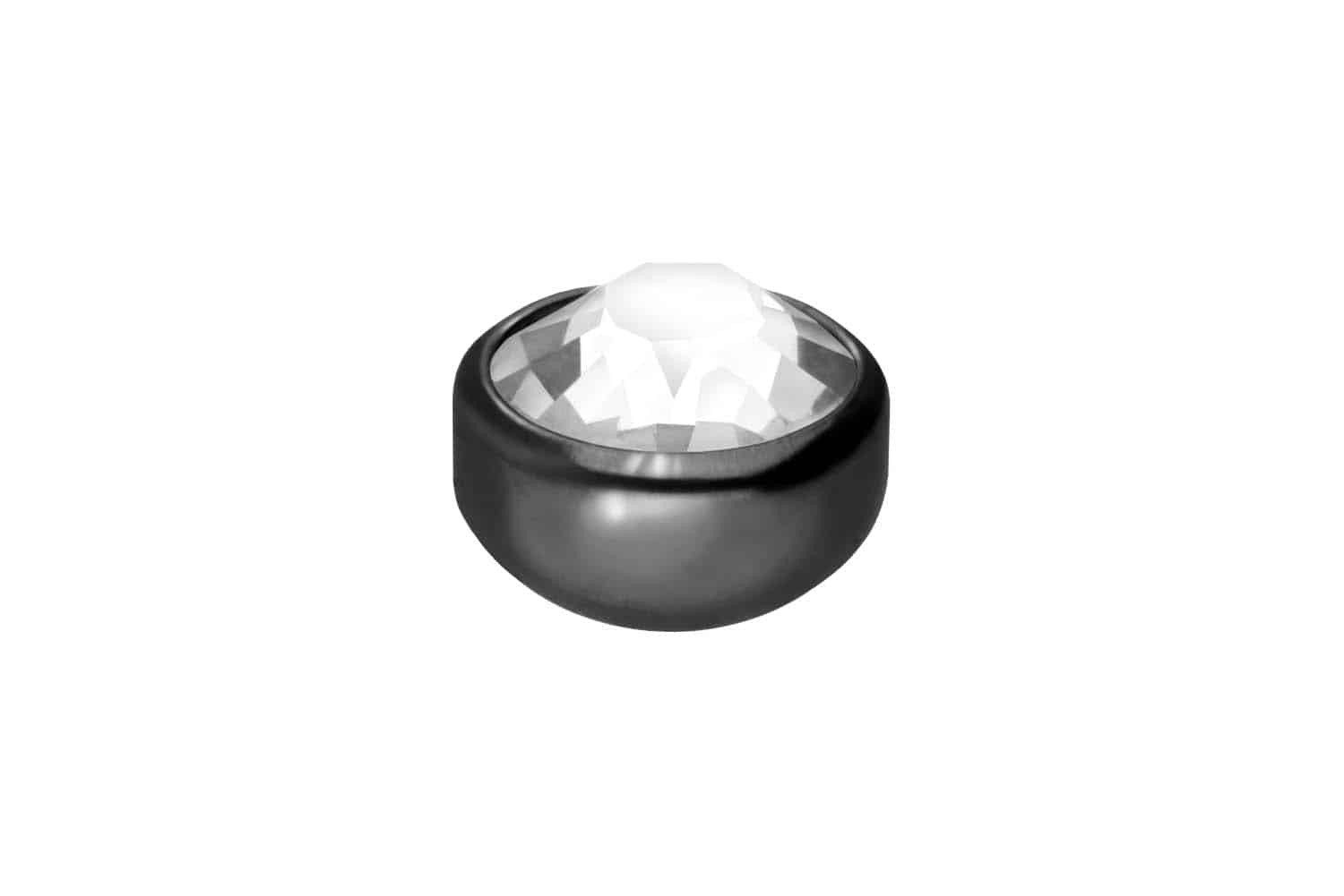 Piercing-Set Titan Schraubdisc KRISTALL