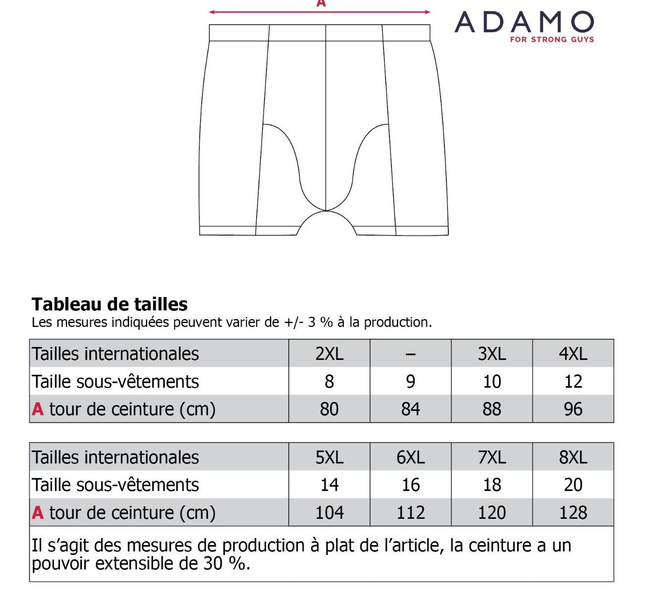 ADAMO Boxershorts Jerry Maxipant Schwarz